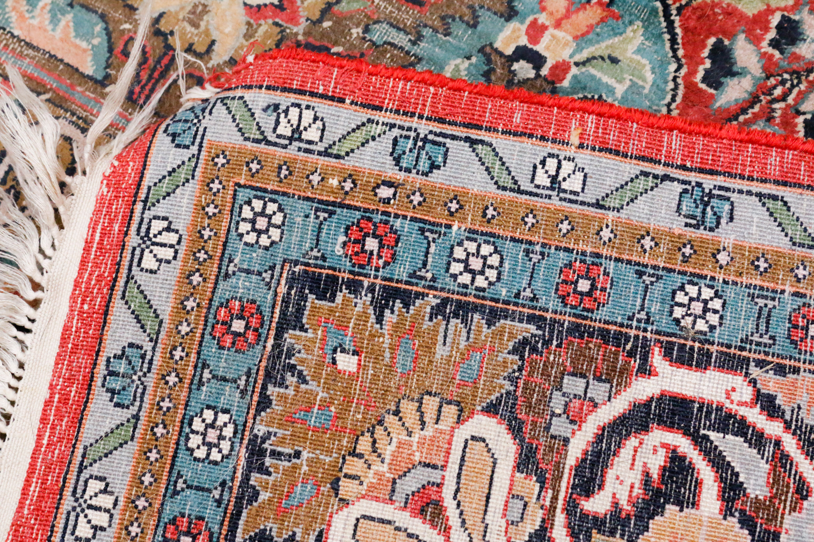 Hand-Knotted Tabriz Wool Area Rug