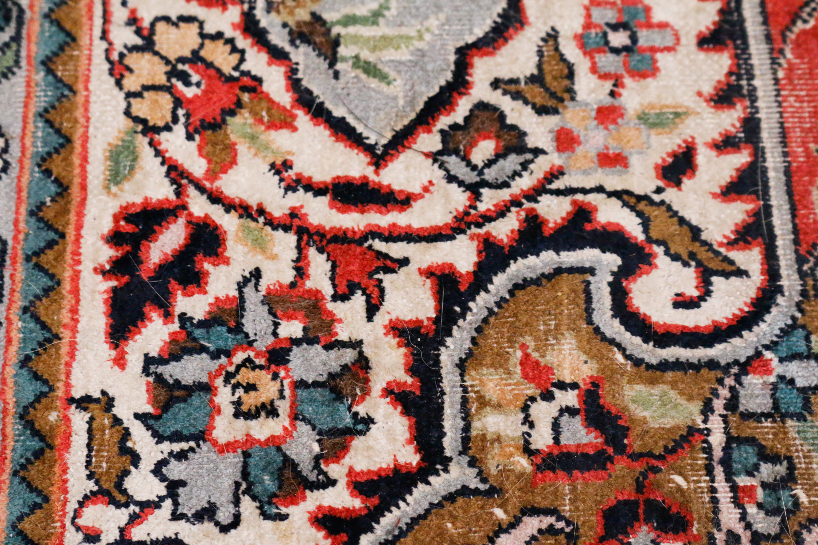 Hand-Knotted Tabriz Wool Area Rug