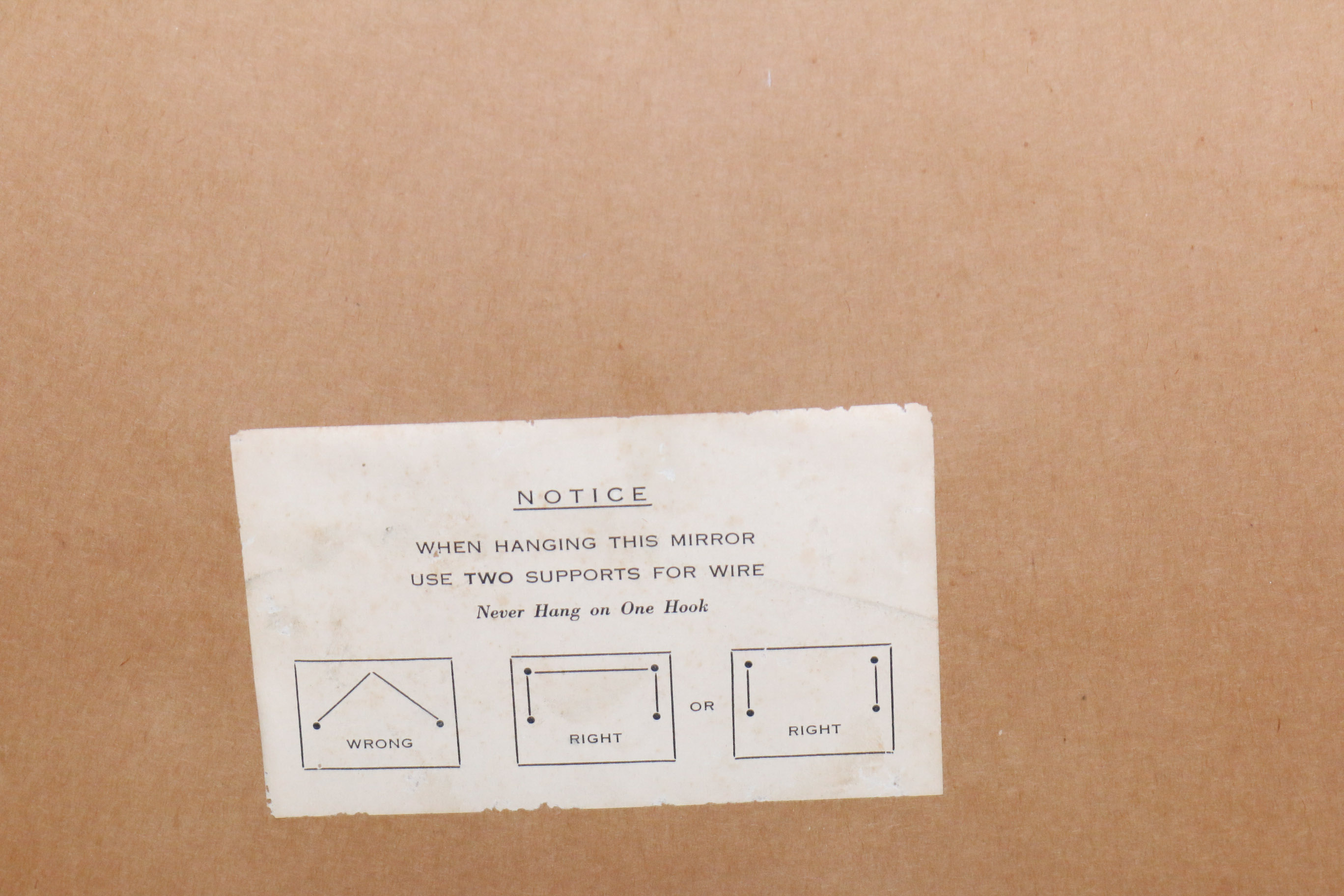 Gold Toned Wooden Ornate Wall Mirror