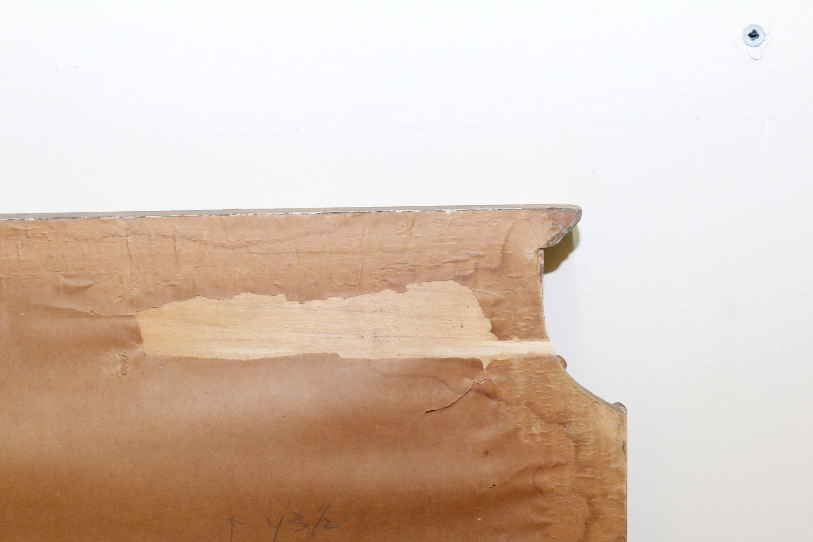 Gold Toned Wooden Ornate Wall Mirror