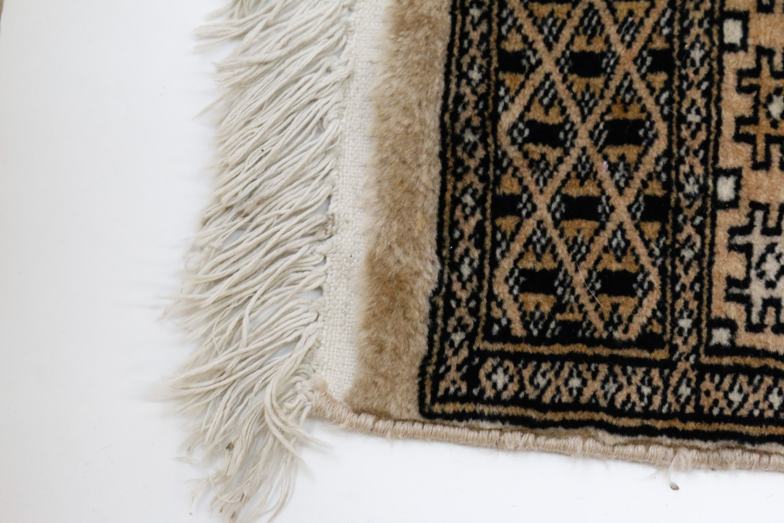 Signed Hand-Knotted Turkmen Tekke Ensi Area Rug