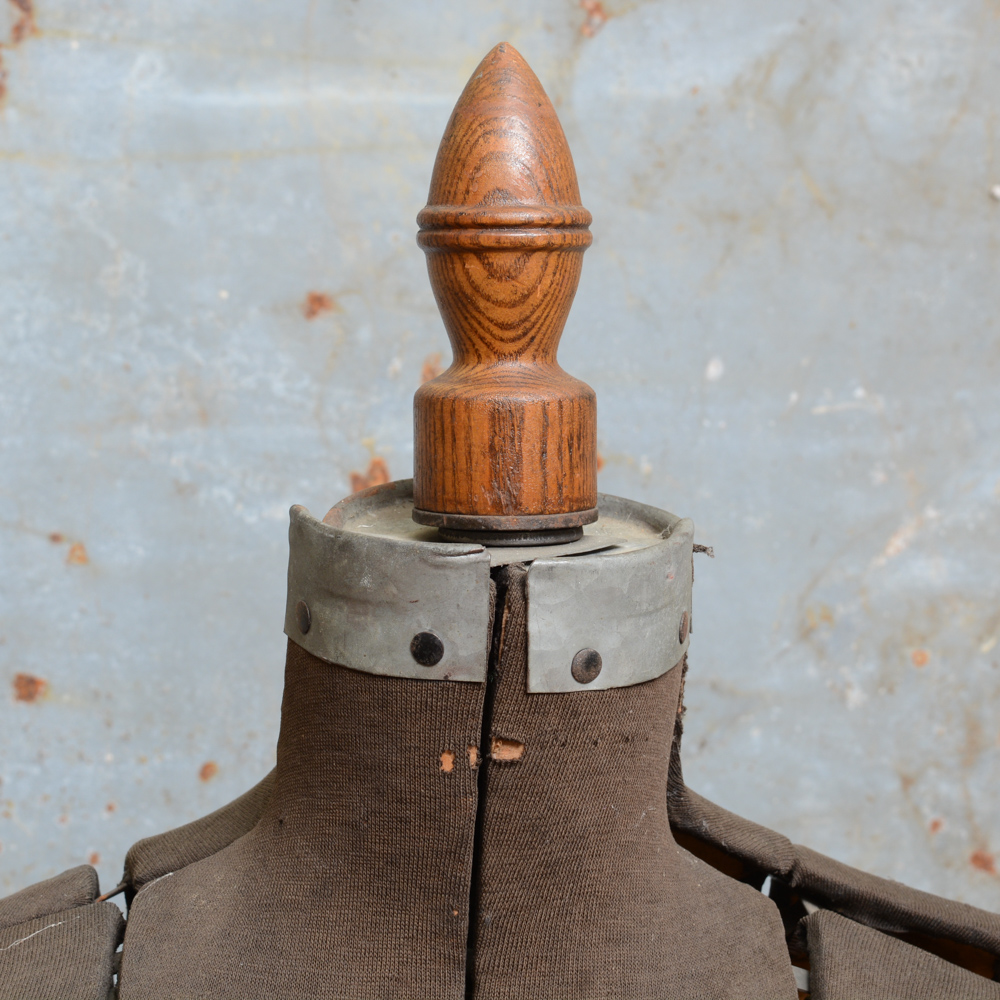 Antique Mannequin Bust Stand