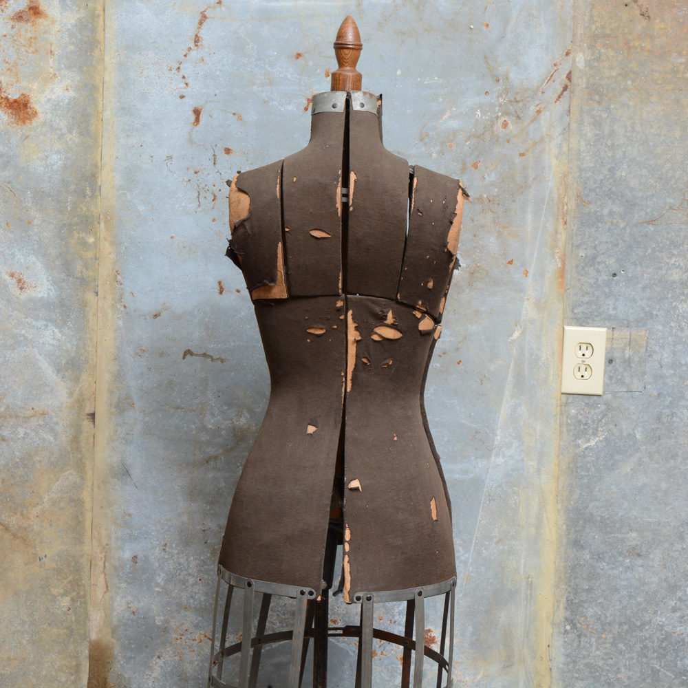 Antique Mannequin Bust Stand