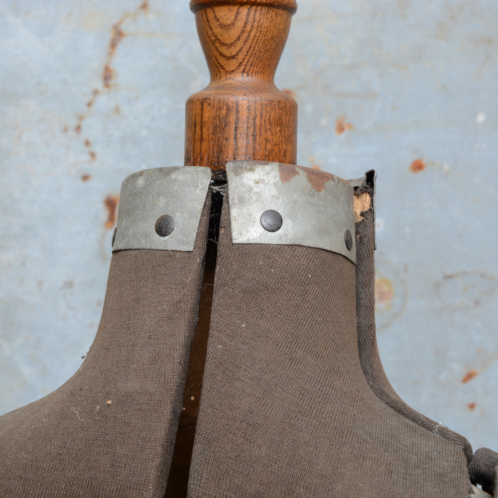 Antique Mannequin Bust Stand