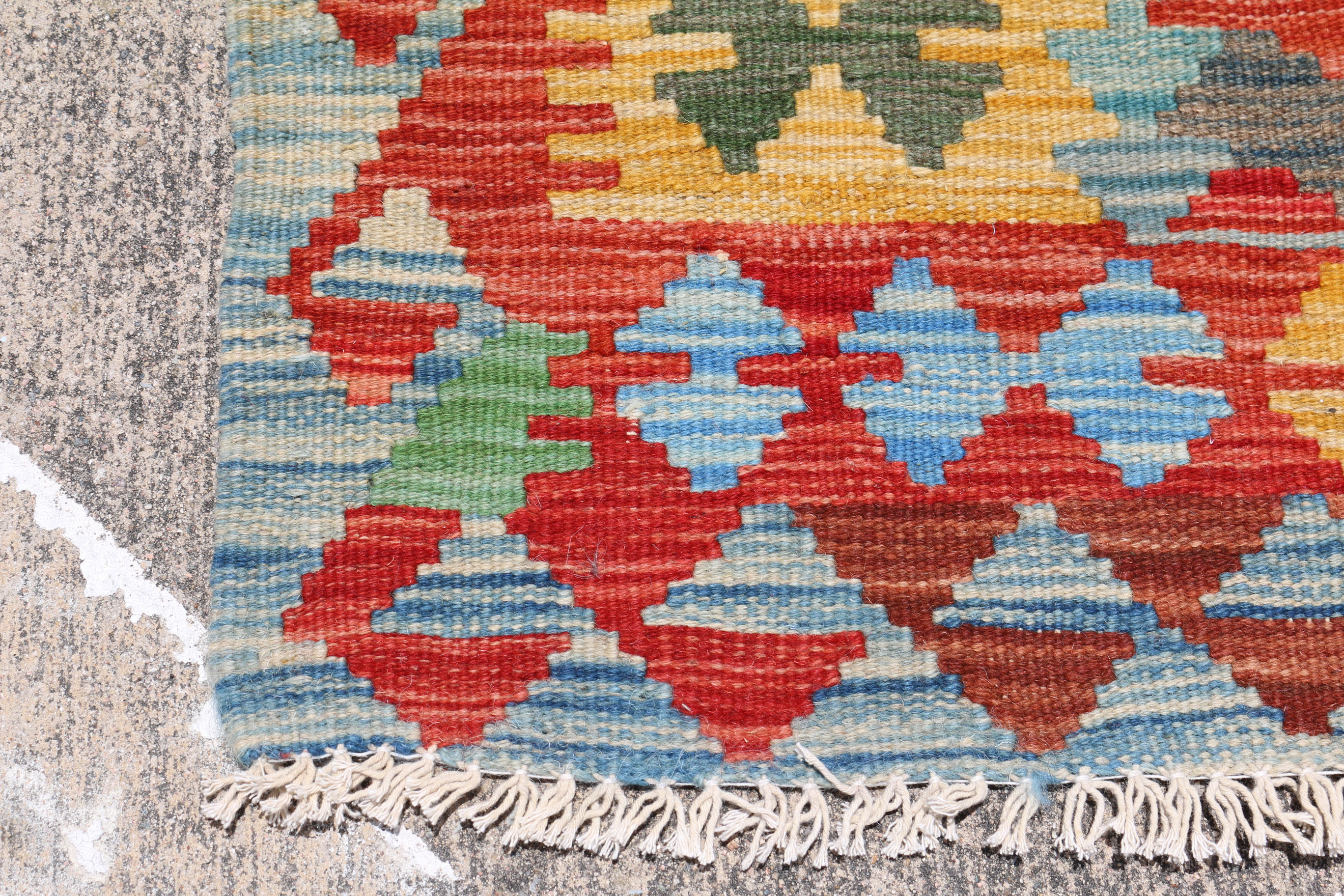 Handwoven Turkish Kilim Runner