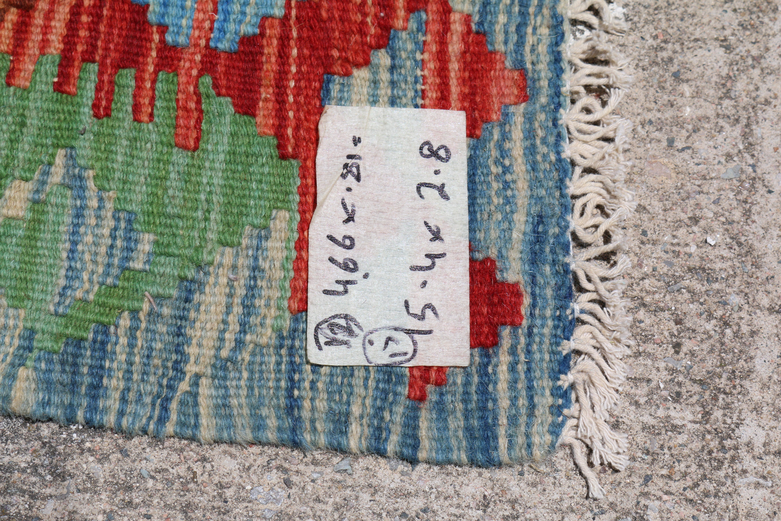 Handwoven Turkish Kilim Runner