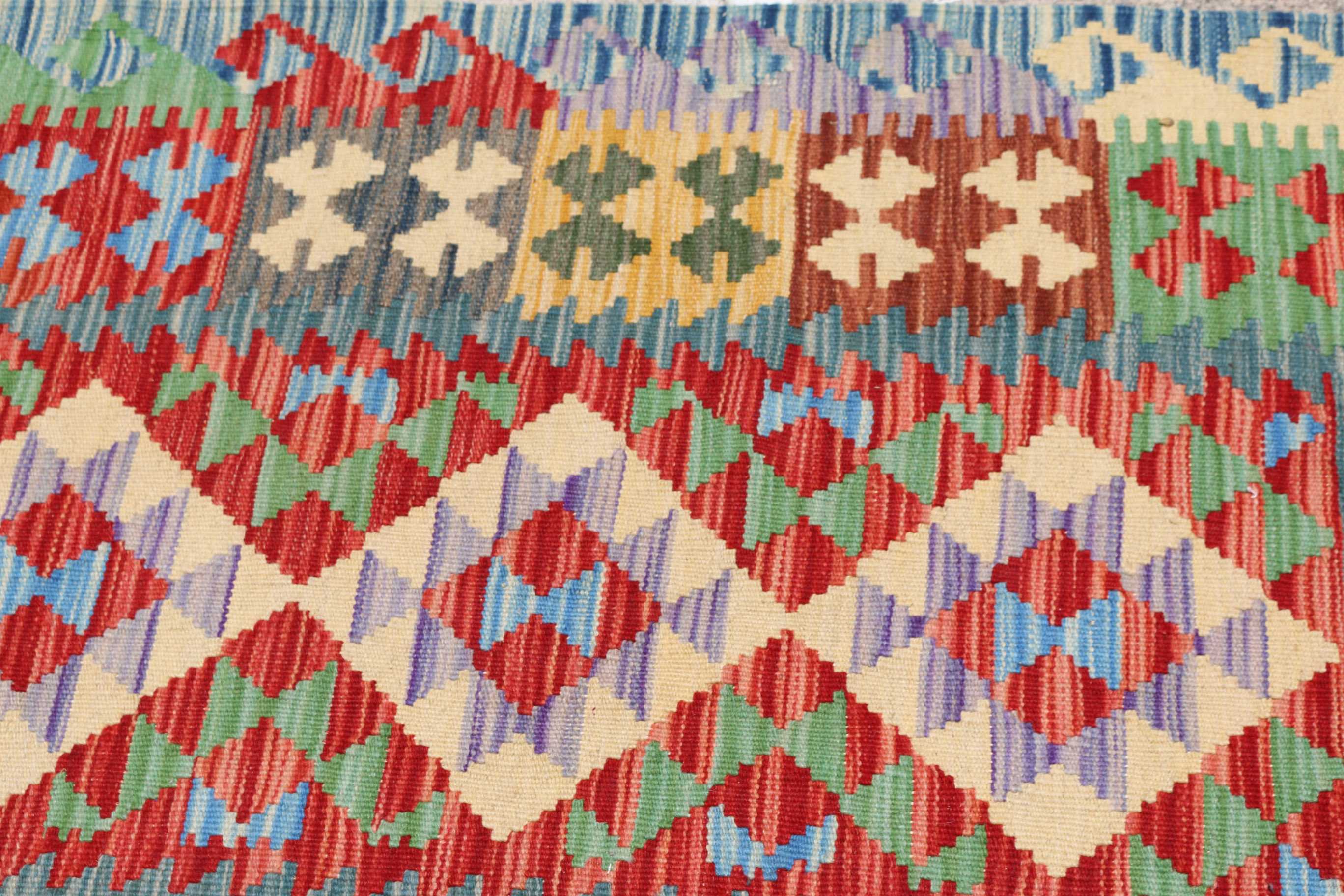 Handwoven Turkish Kilim Runner