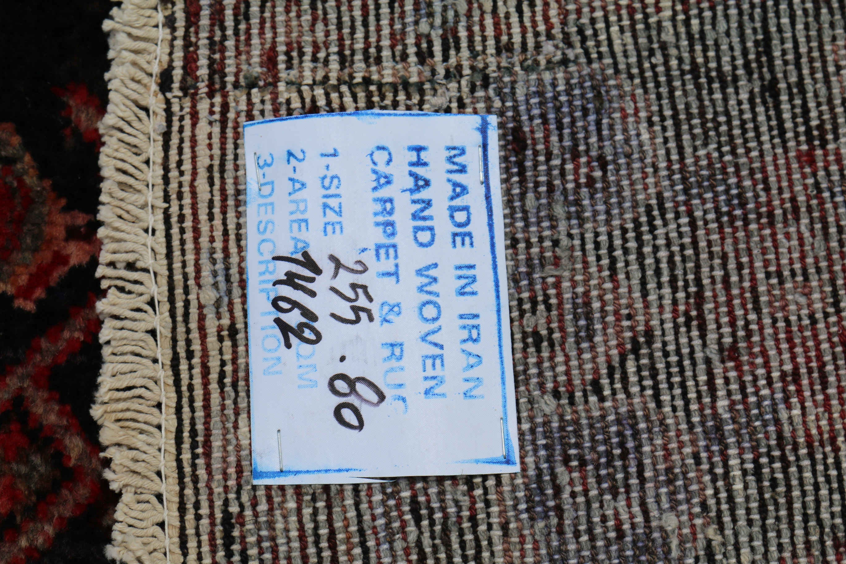 Handwoven Vintage Persian Lilhan Mallayer Sarouk Rug Runner