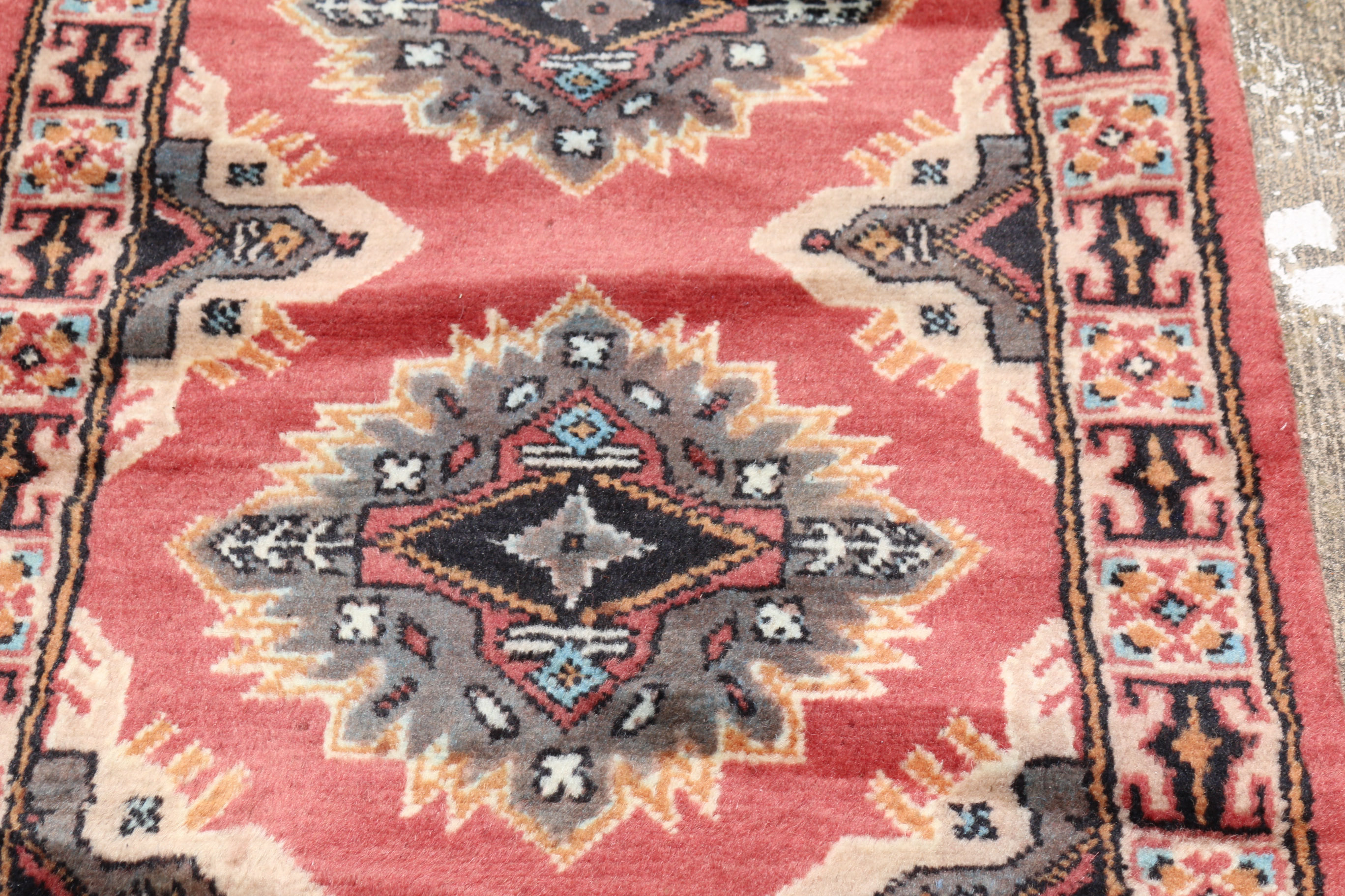 Hand-Knotted Kazak Carpet Runner