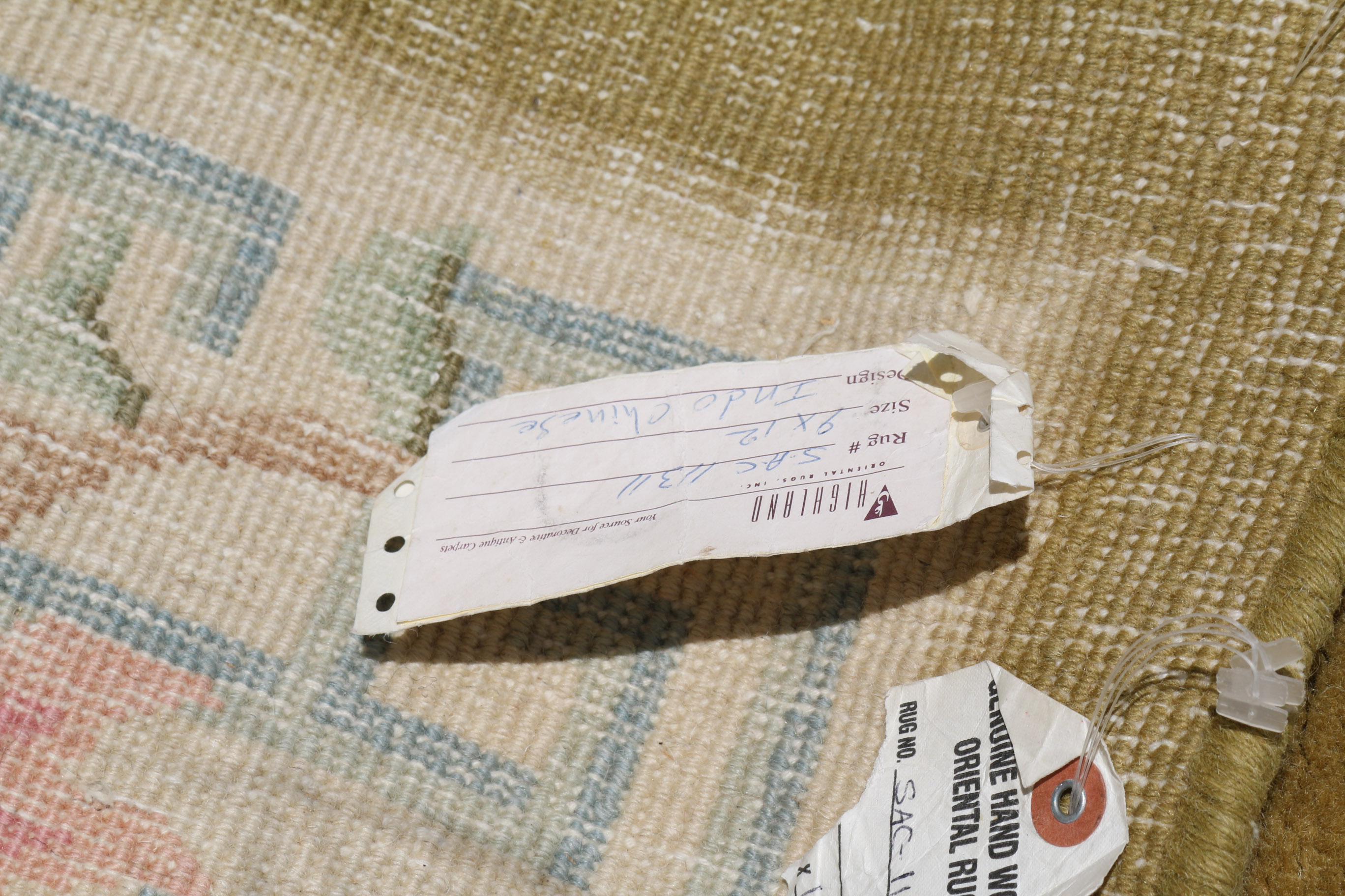 Hand Woven Indo Chinese Rug