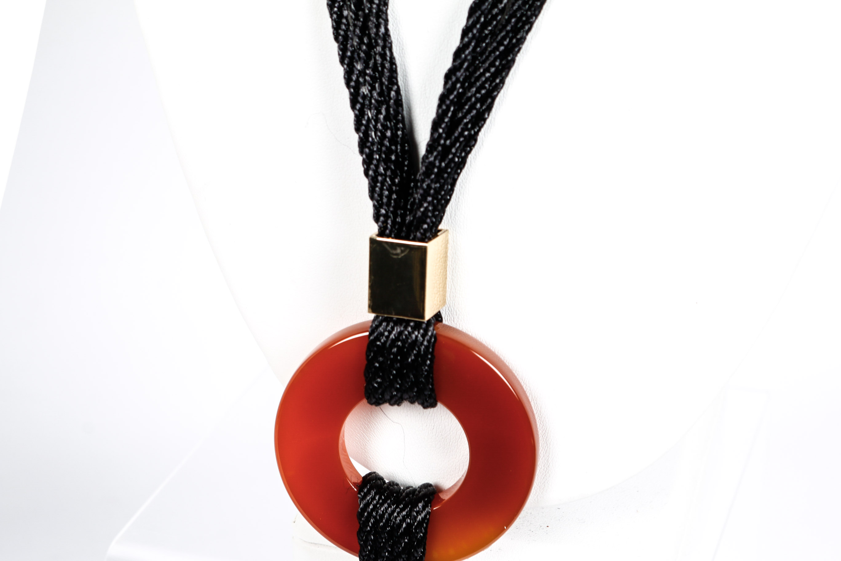 Collection of Disc Pendant Necklaces