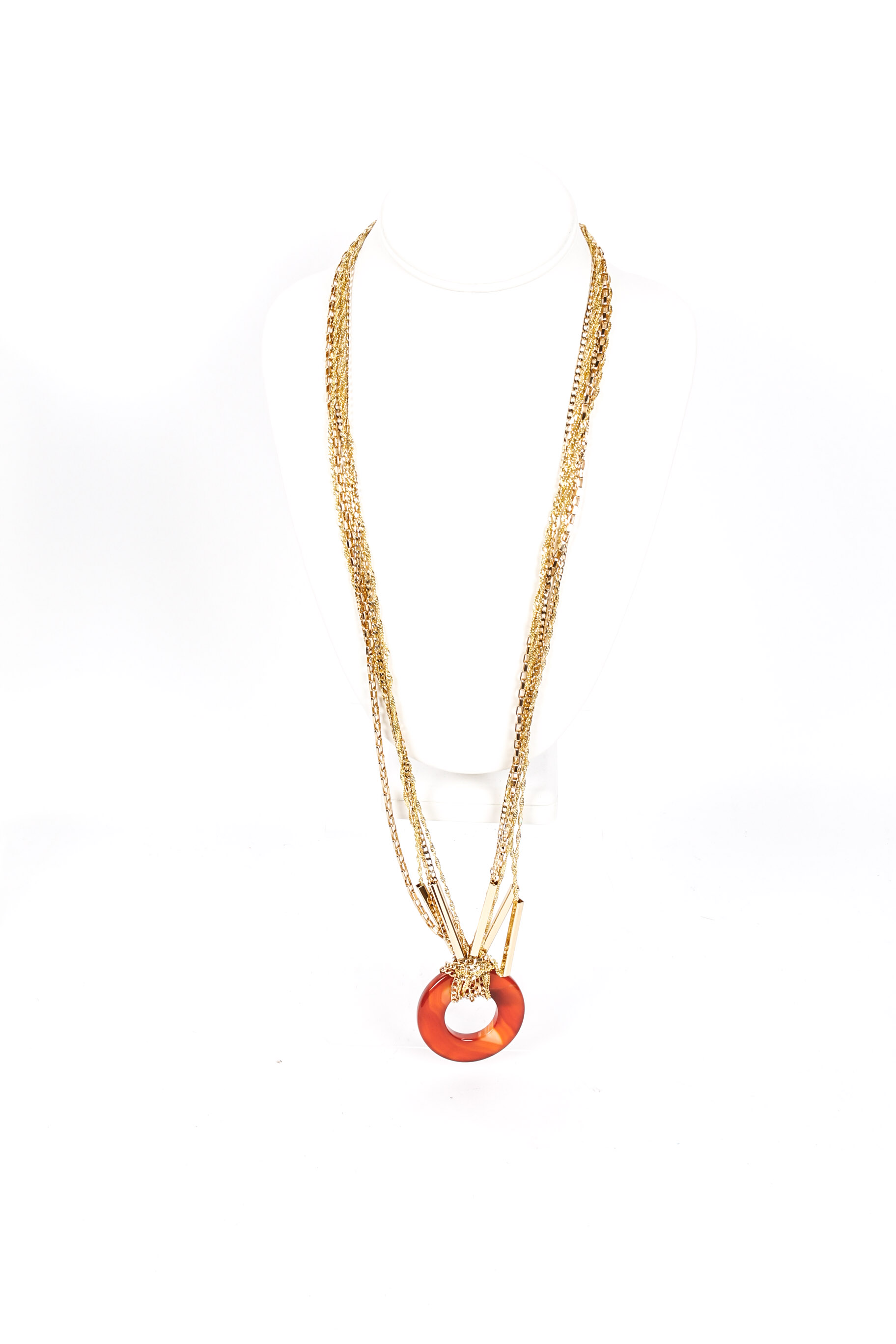 Collection of Disc Pendant Necklaces