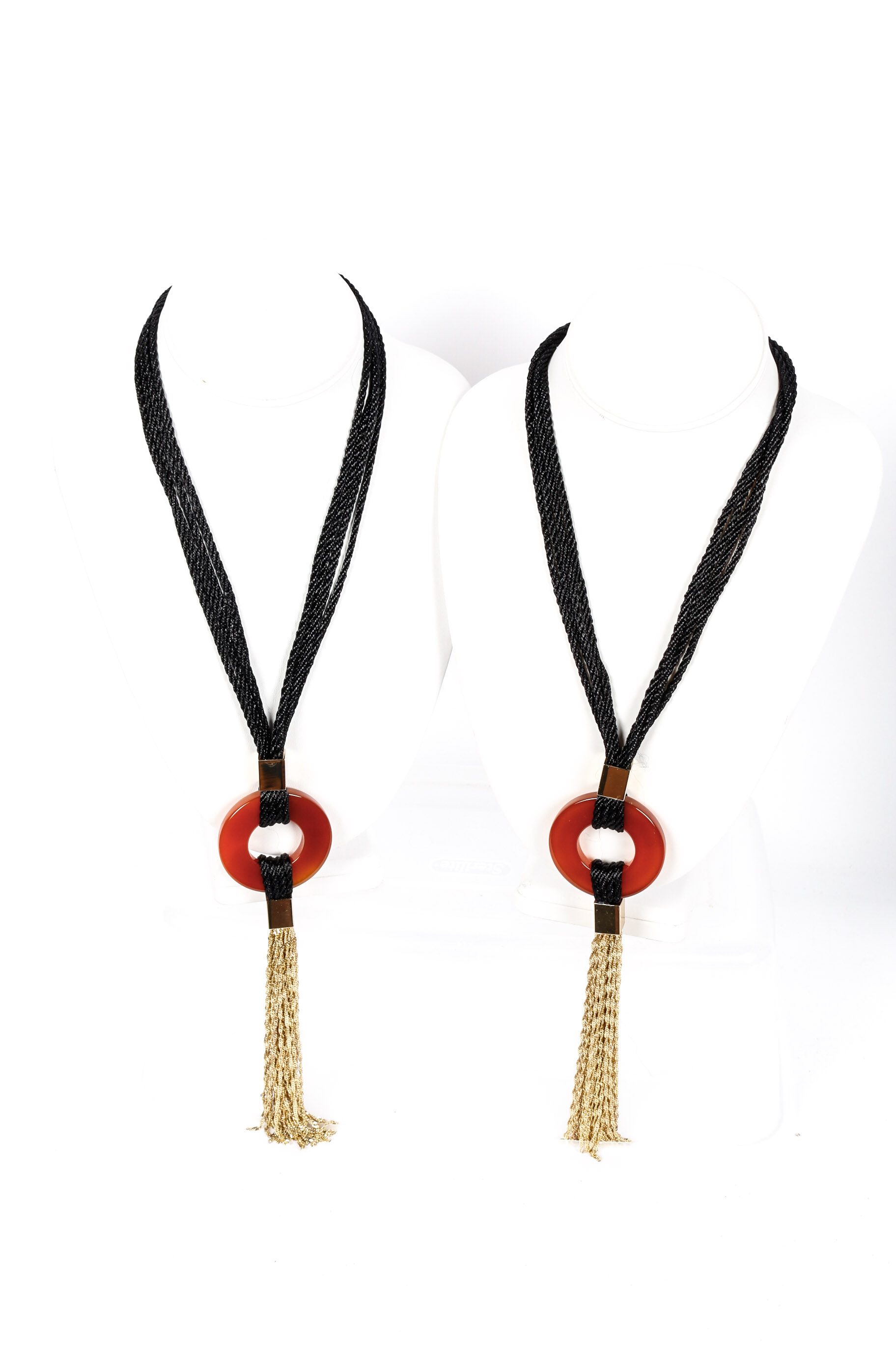 Collection of Disc Pendant Necklaces