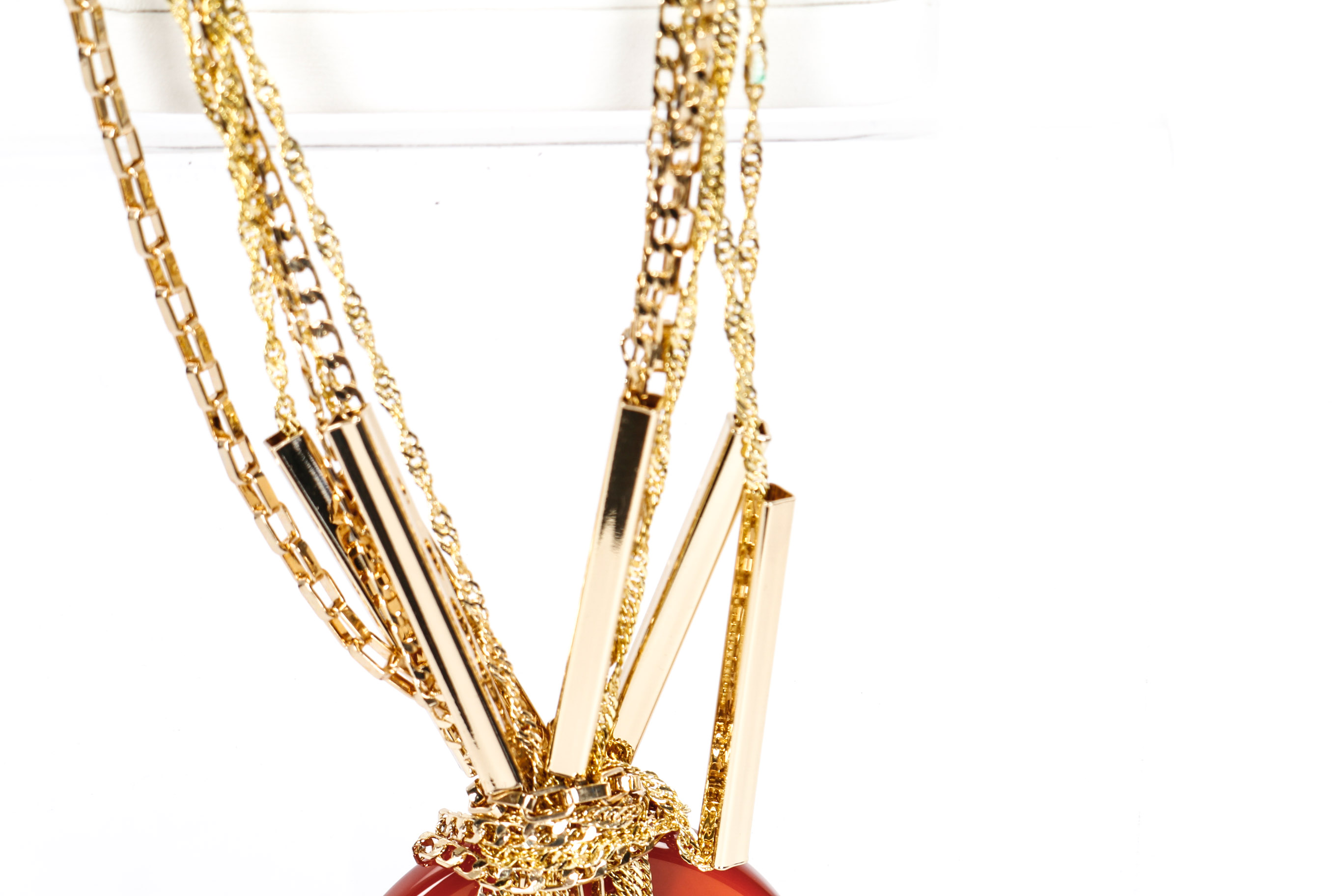 Collection of Disc Pendant Necklaces