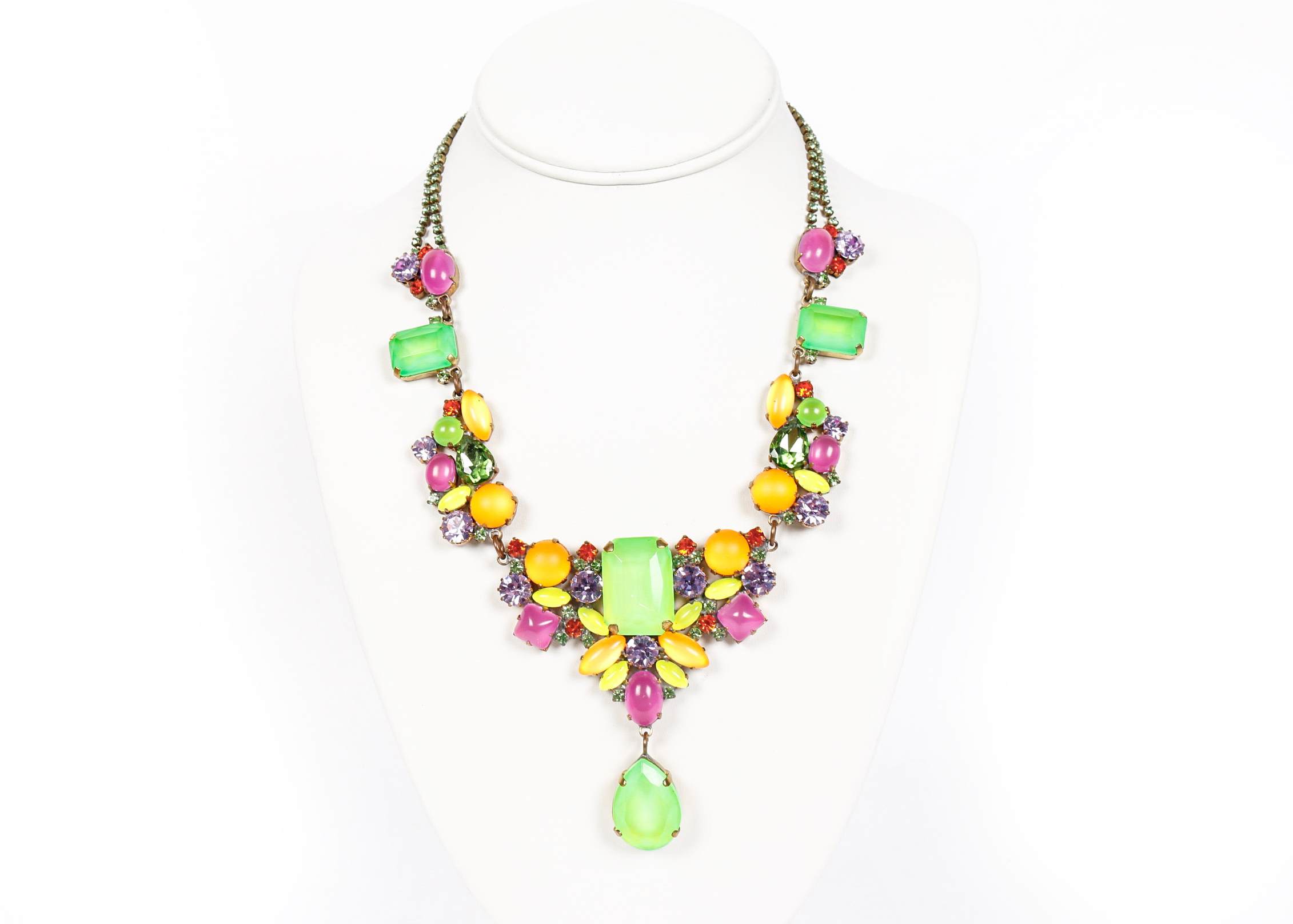 Neon Jeweled Choker