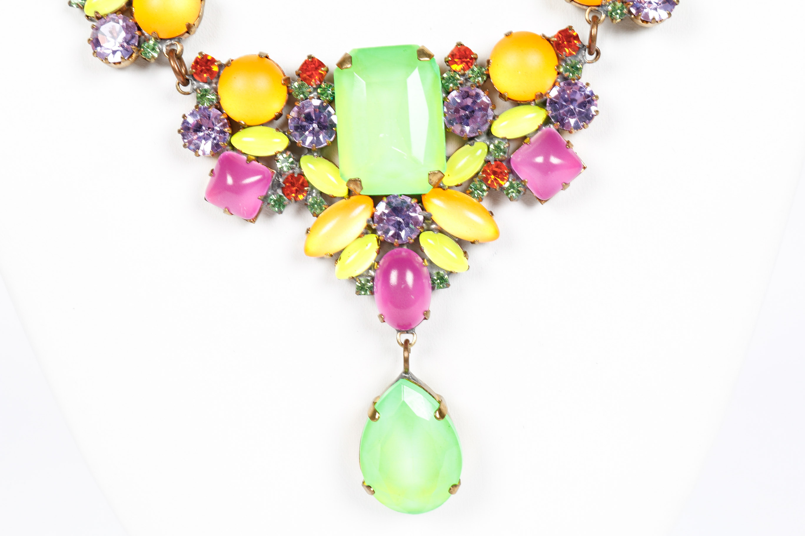 Neon Jeweled Choker