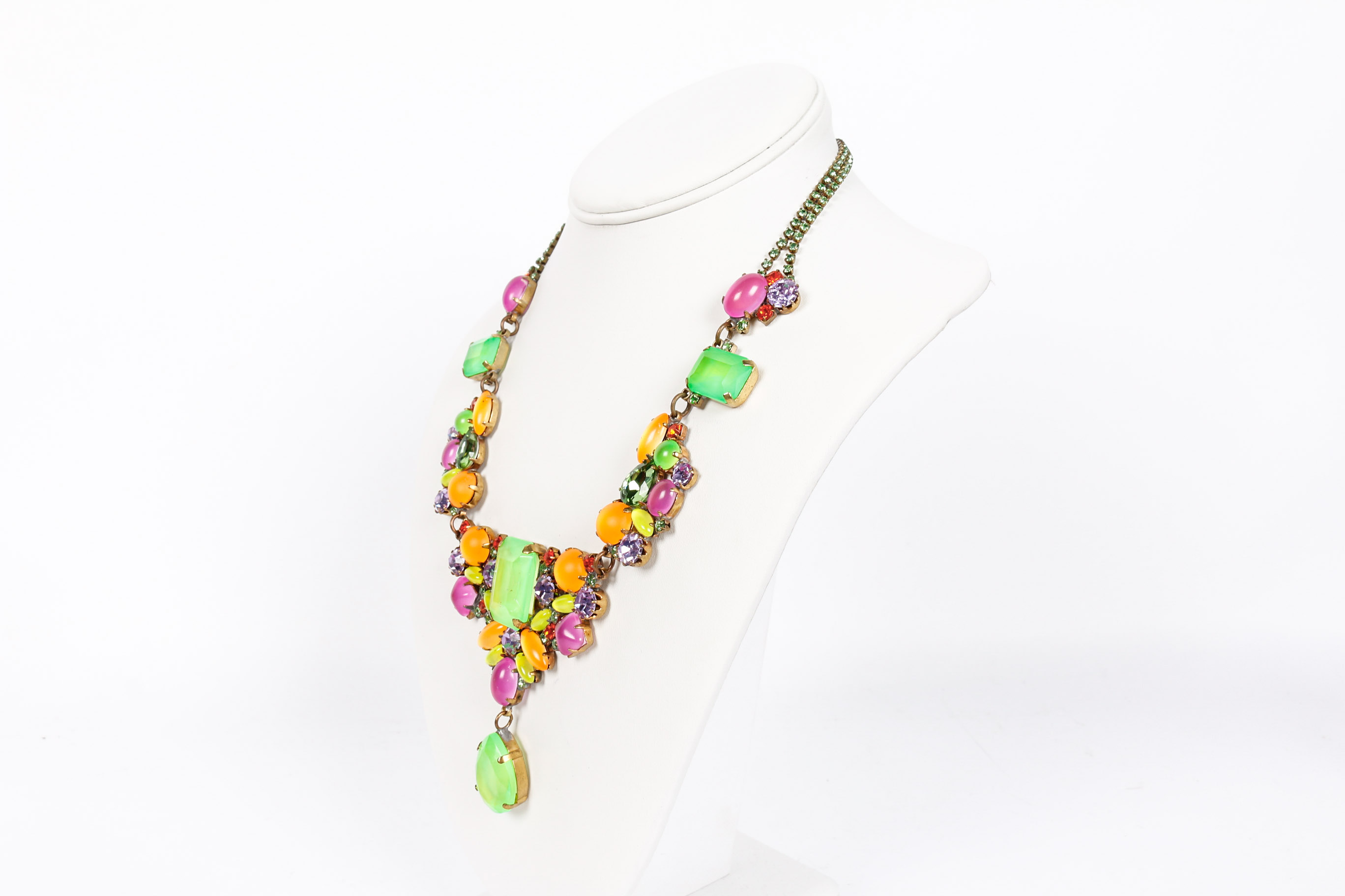 Neon Jeweled Choker