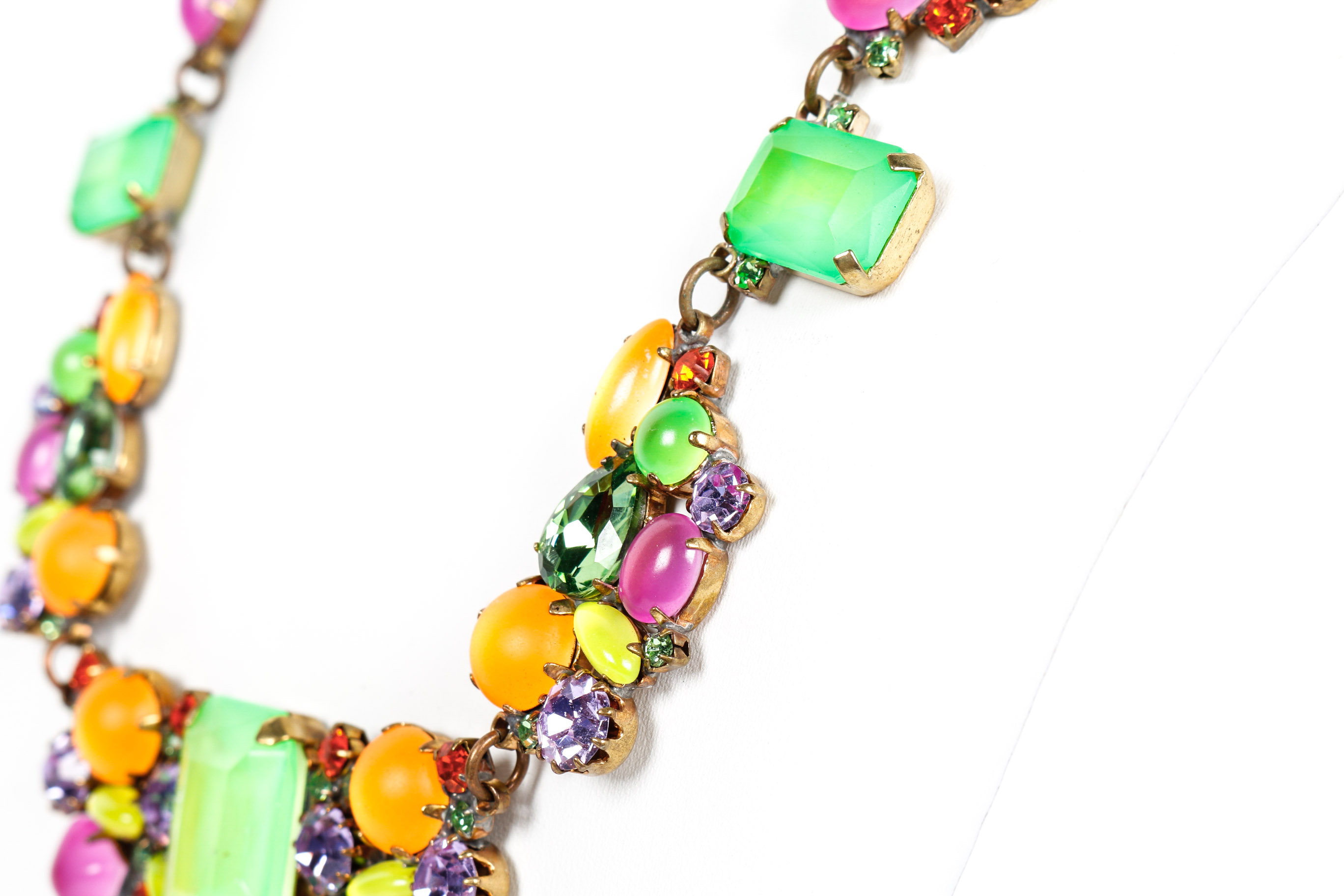 Neon Jeweled Choker