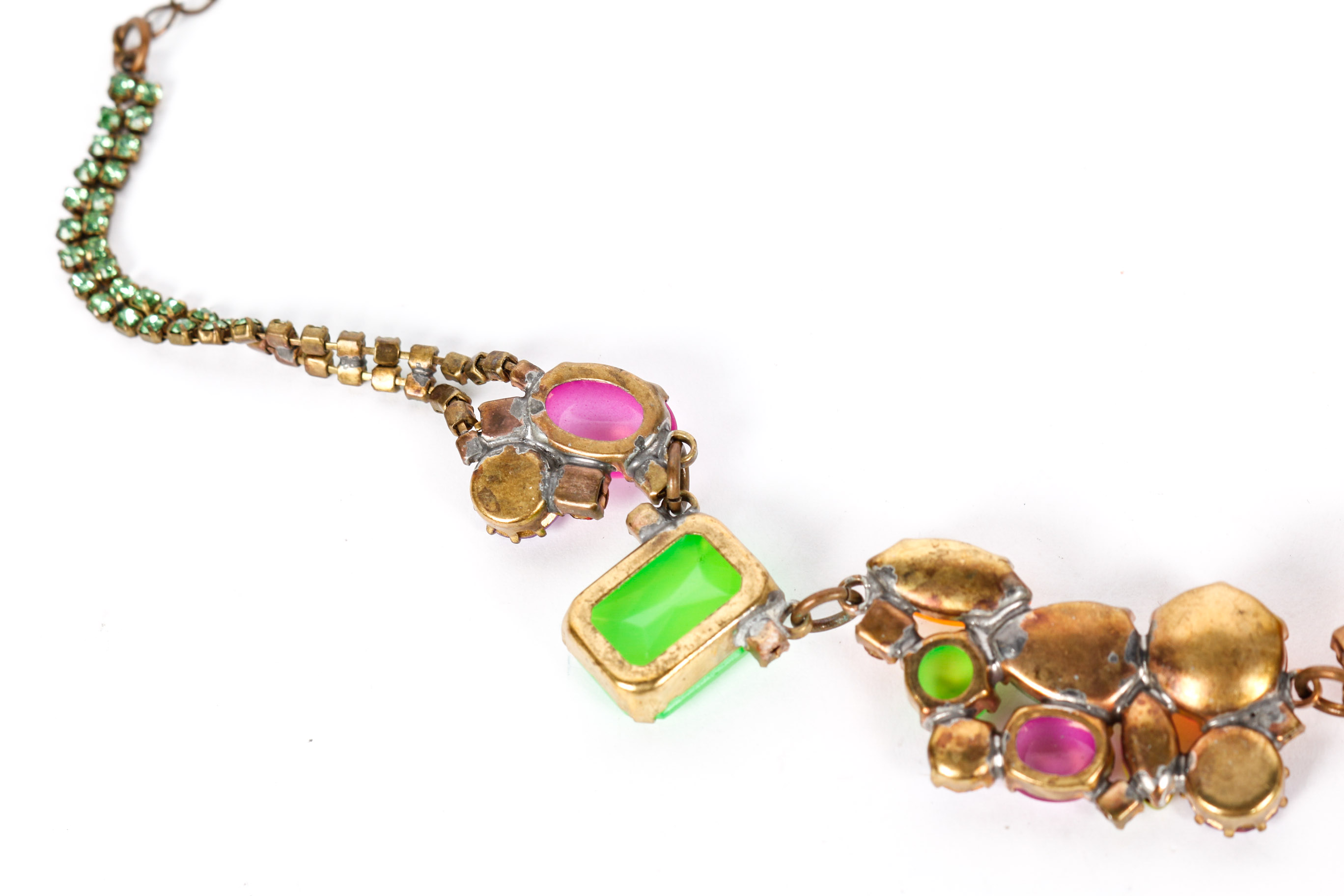 Neon Jeweled Choker