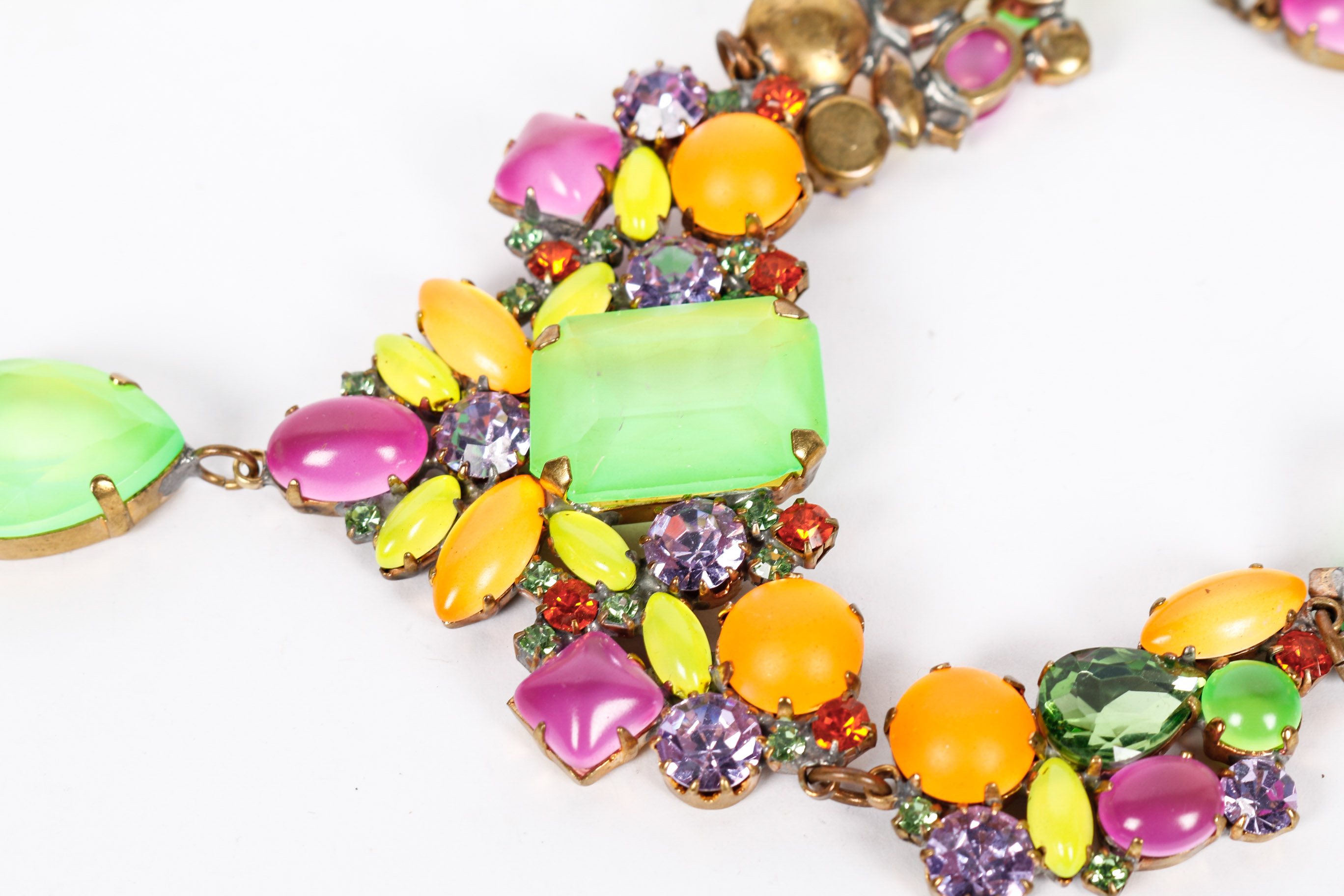 Neon Jeweled Choker