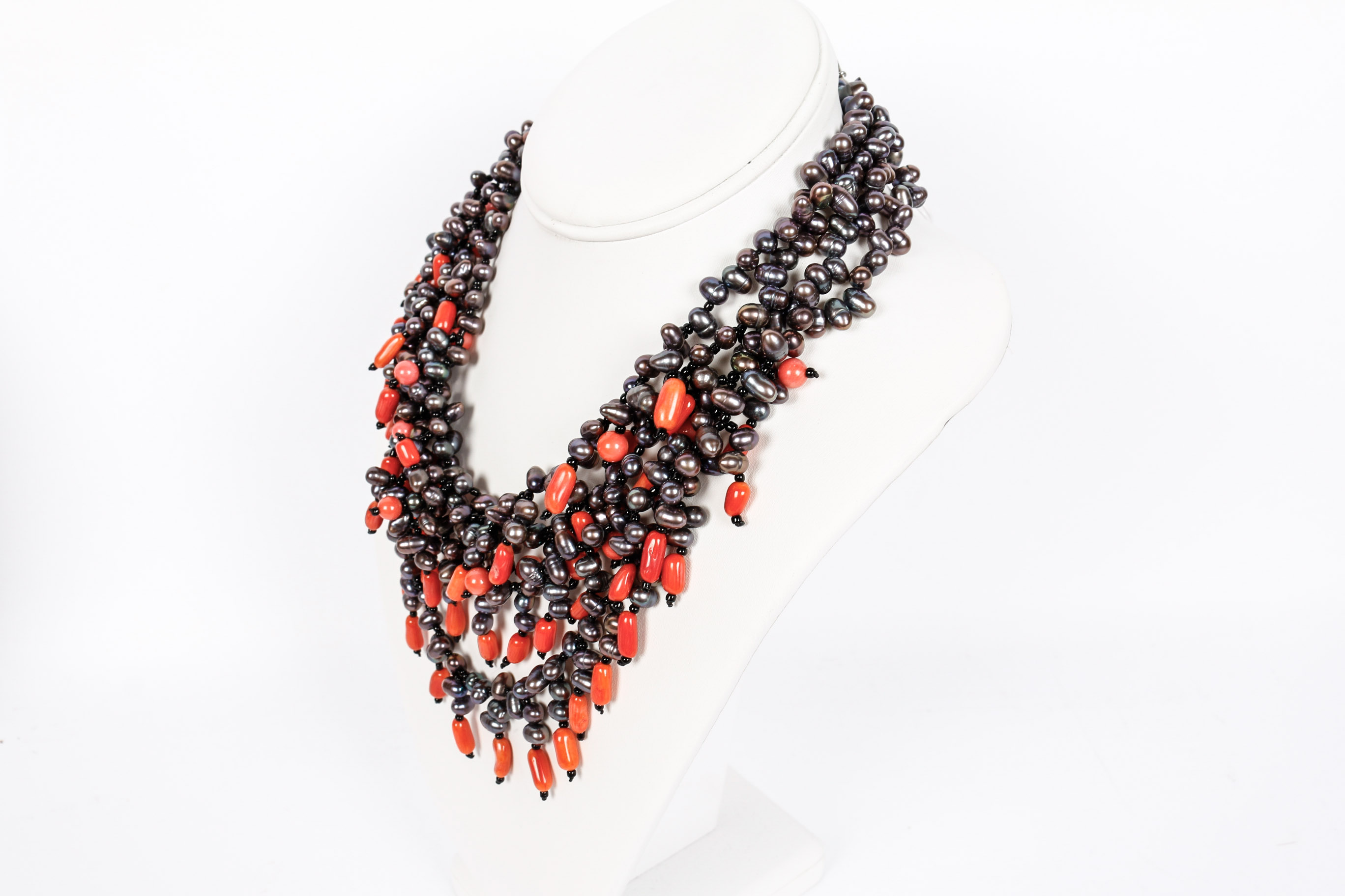 Pair of Coral Necklaces