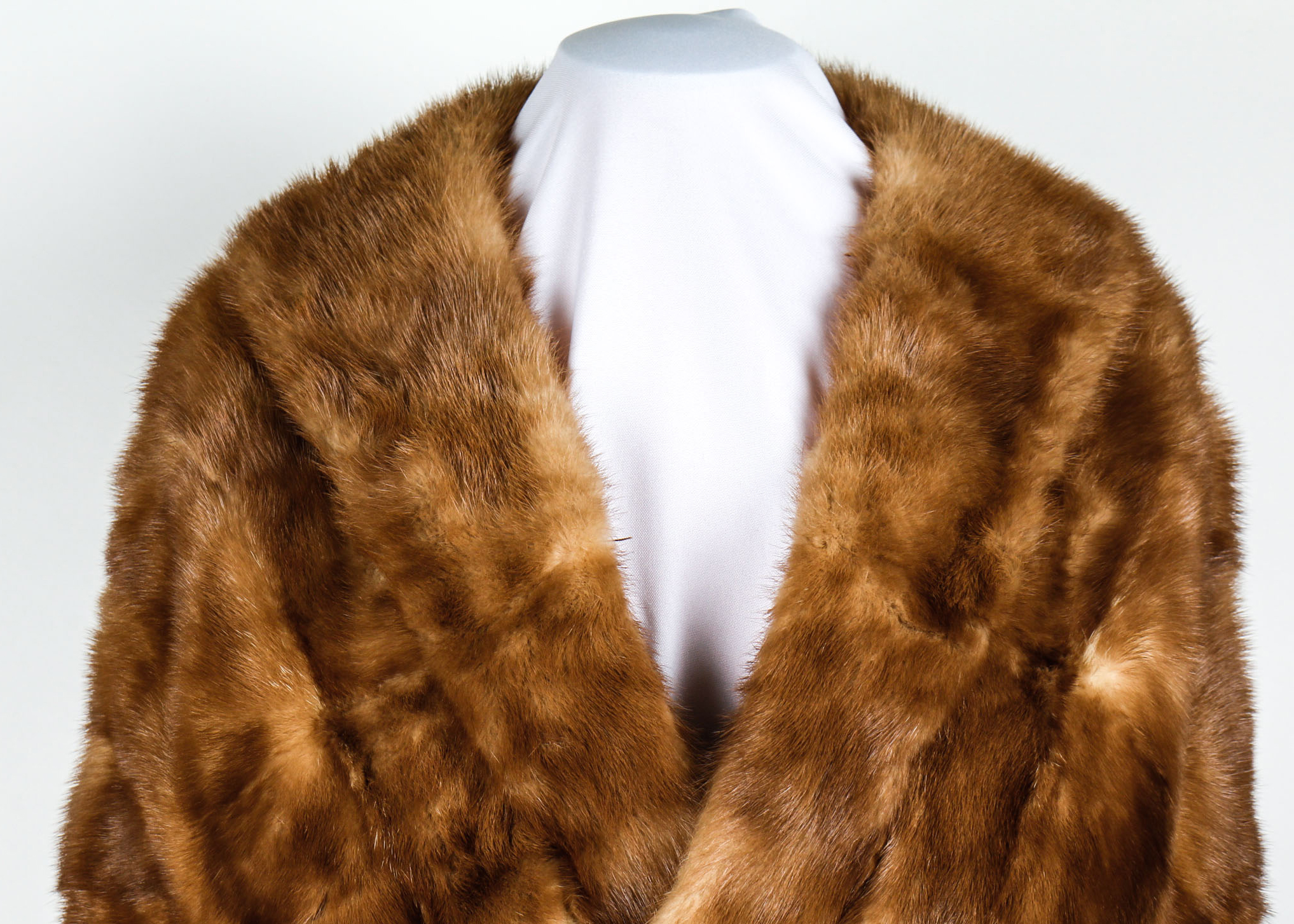 Vintage Muskrat Fur Stole