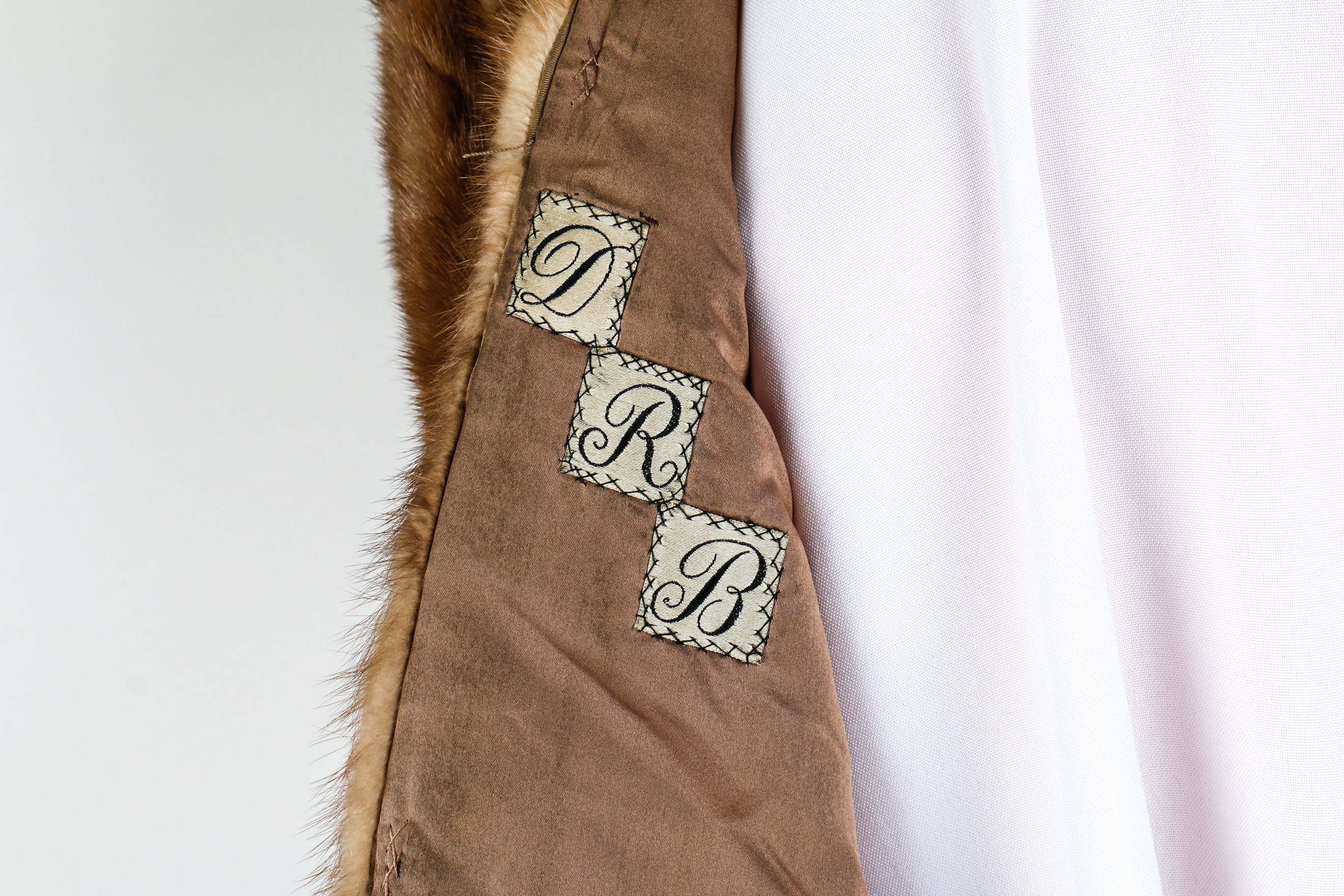 Vintage Muskrat Fur Stole