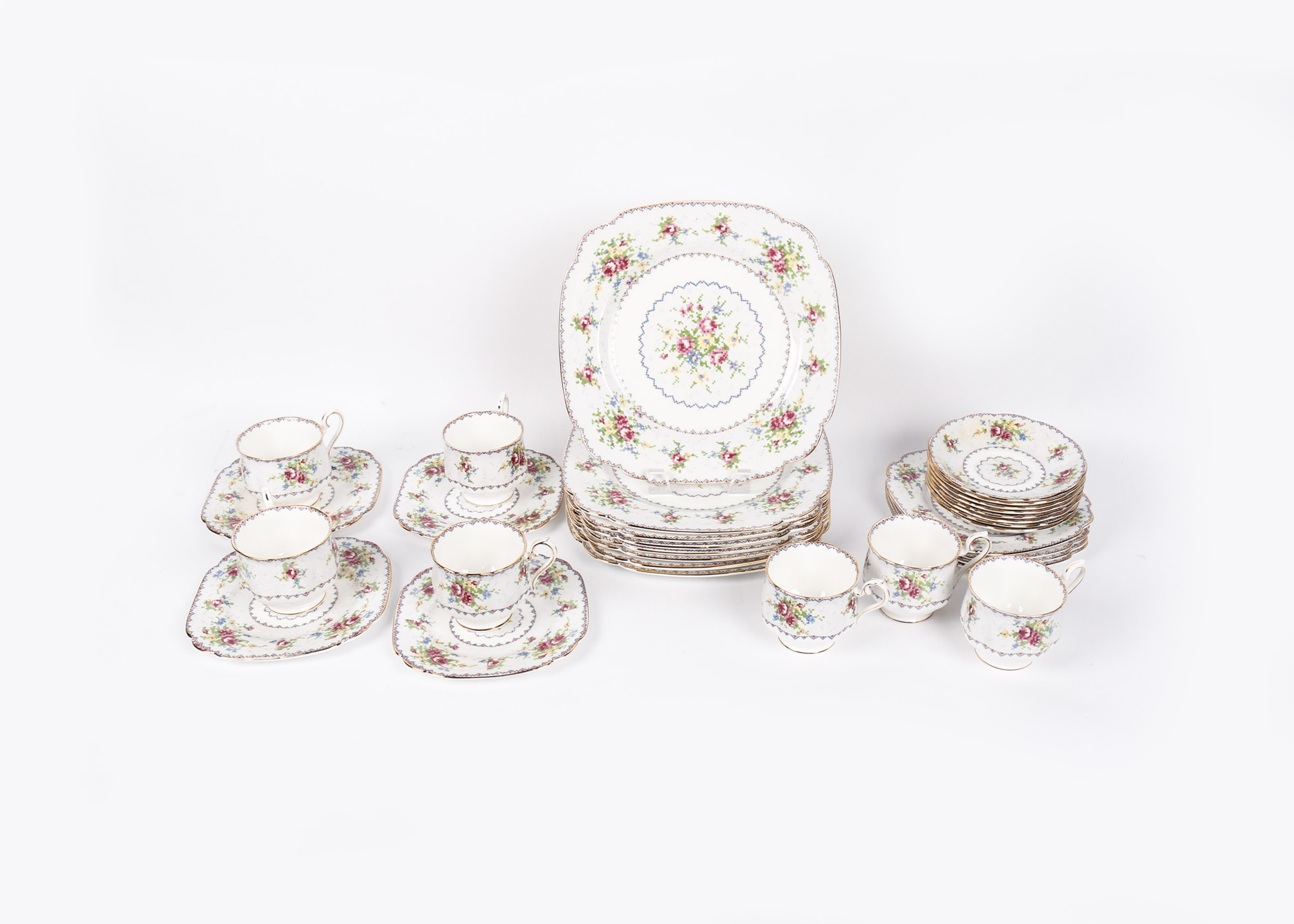 Set of Royal Albert Bone China in "Petite Point"