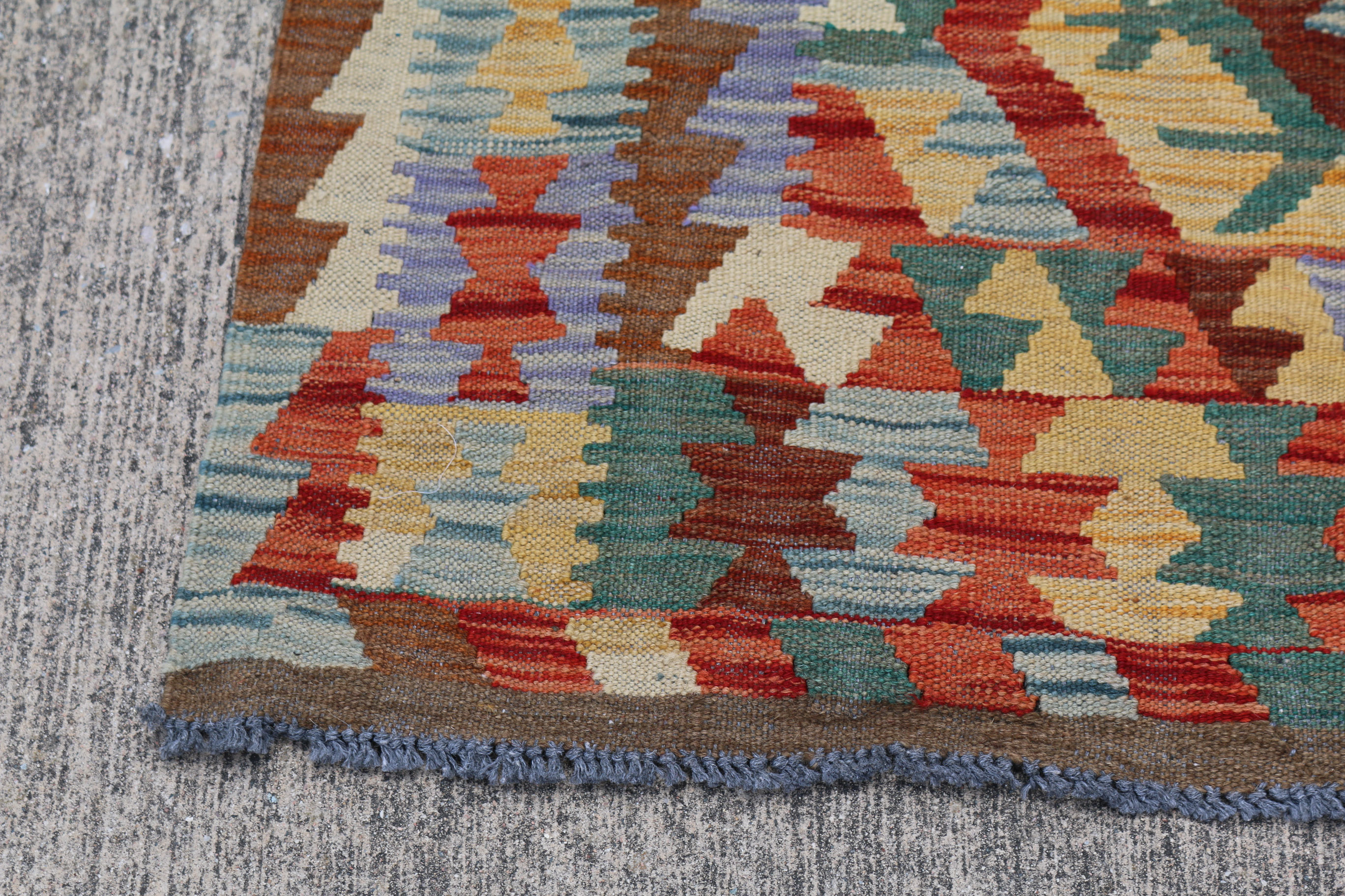 Handwoven Turkish Wool Kilim