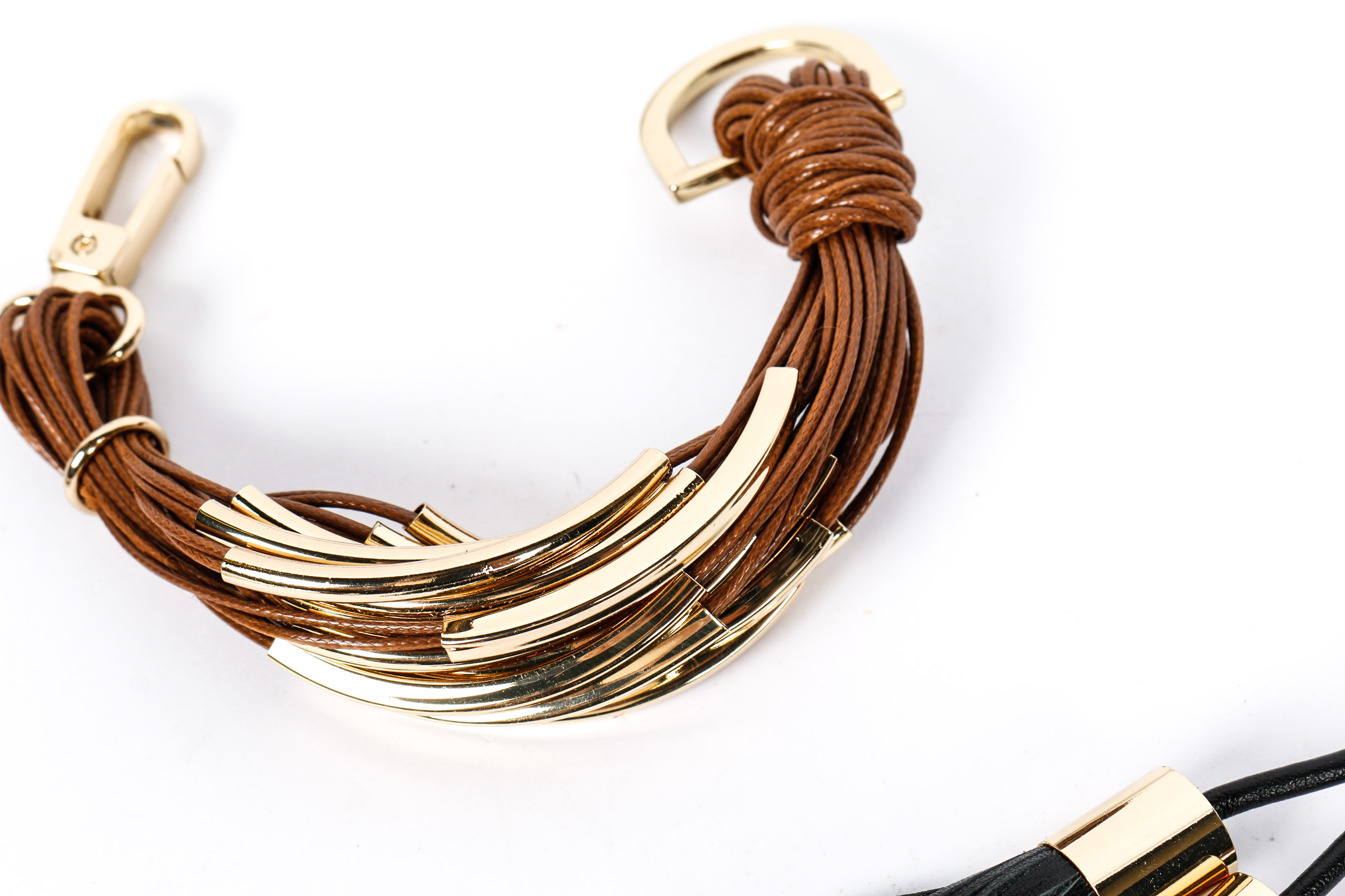 Collection of Leather Necklaces and Charms