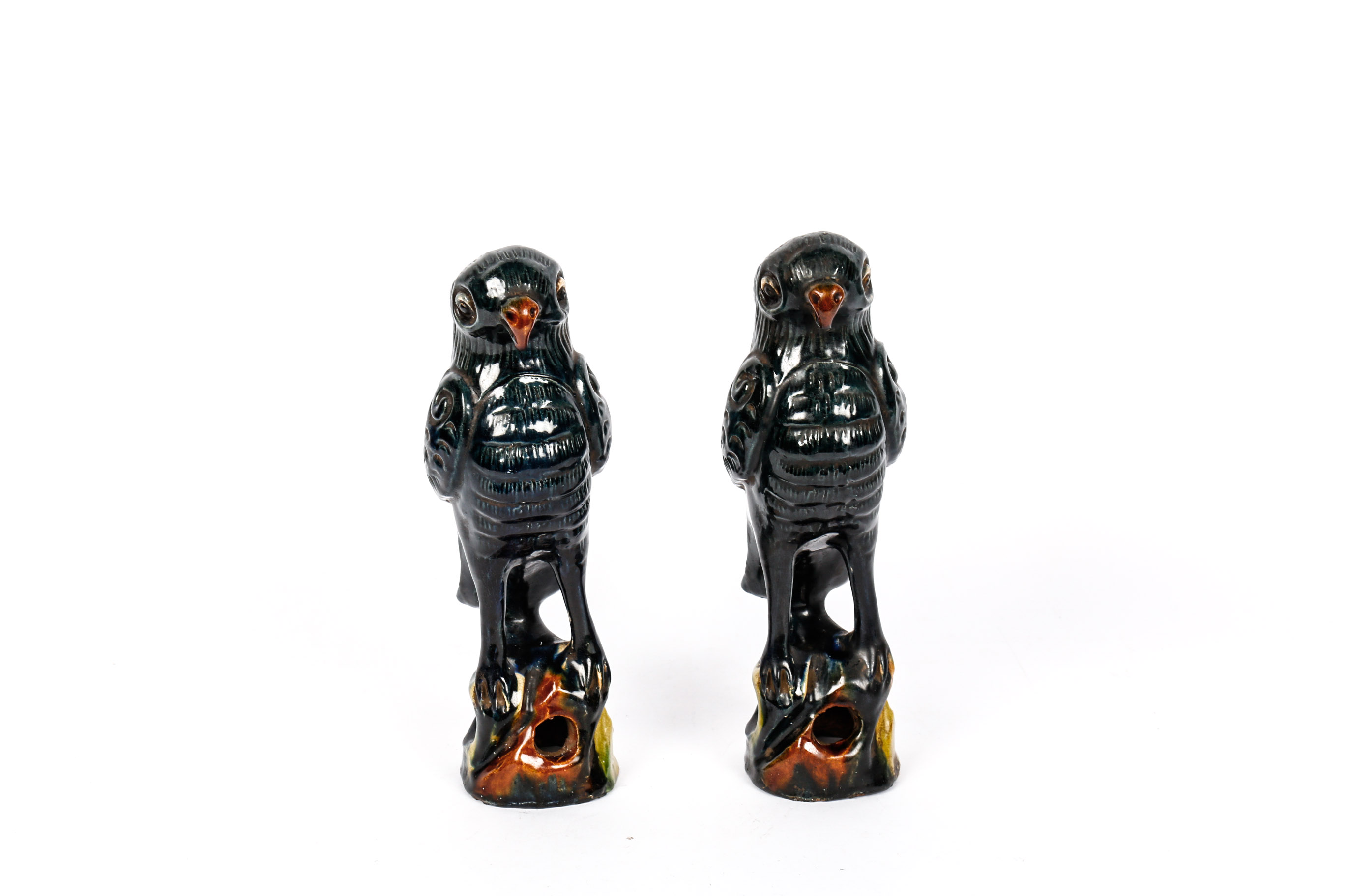 Two Pairs of Mid-Century Bird Statues