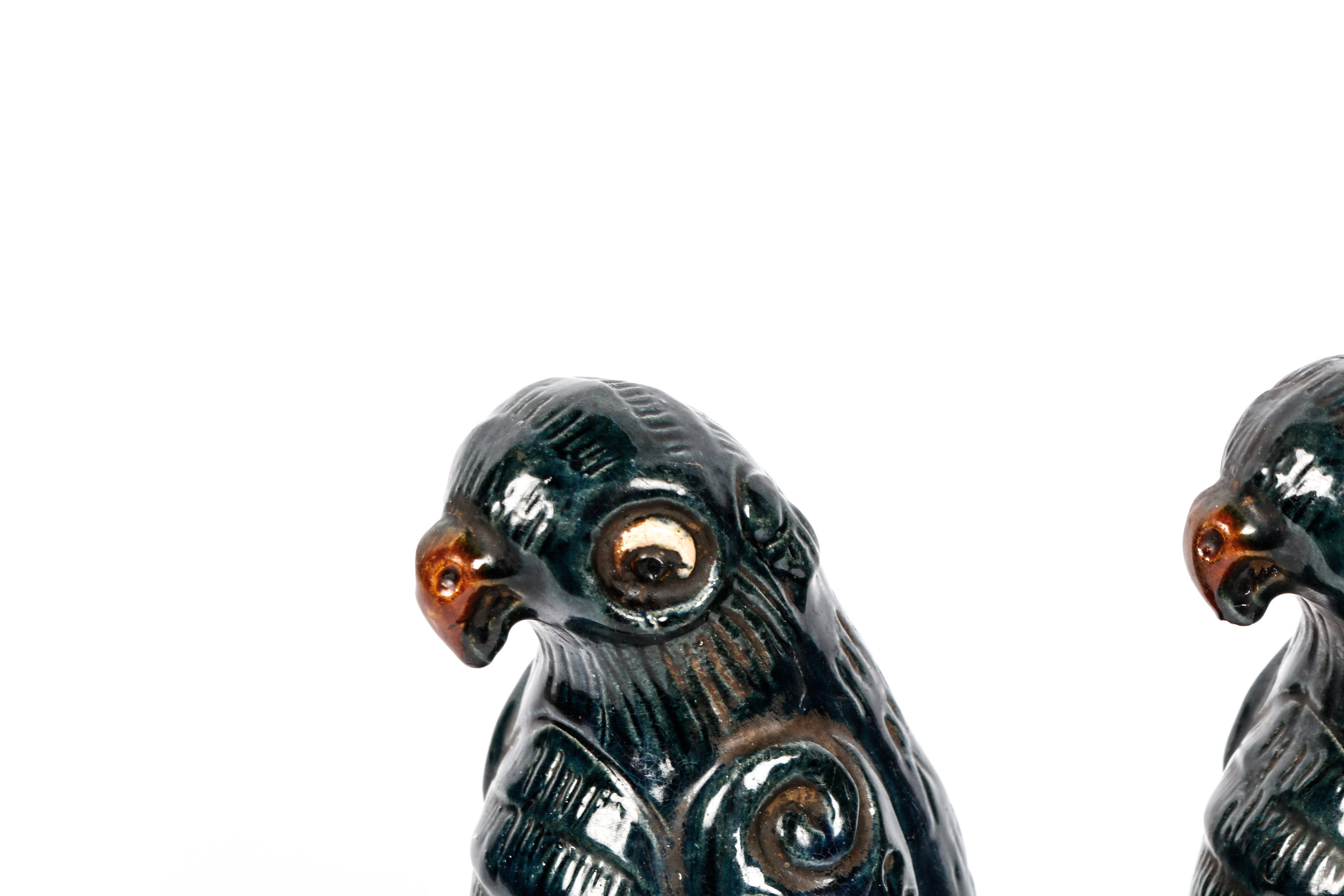 Two Pairs of Mid-Century Bird Statues