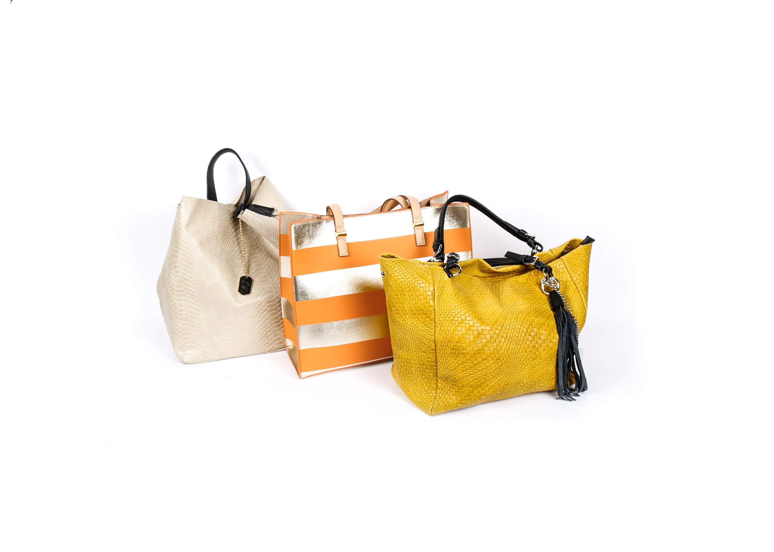 Two Italian Leather Purses and a Neiman Marcus Bag