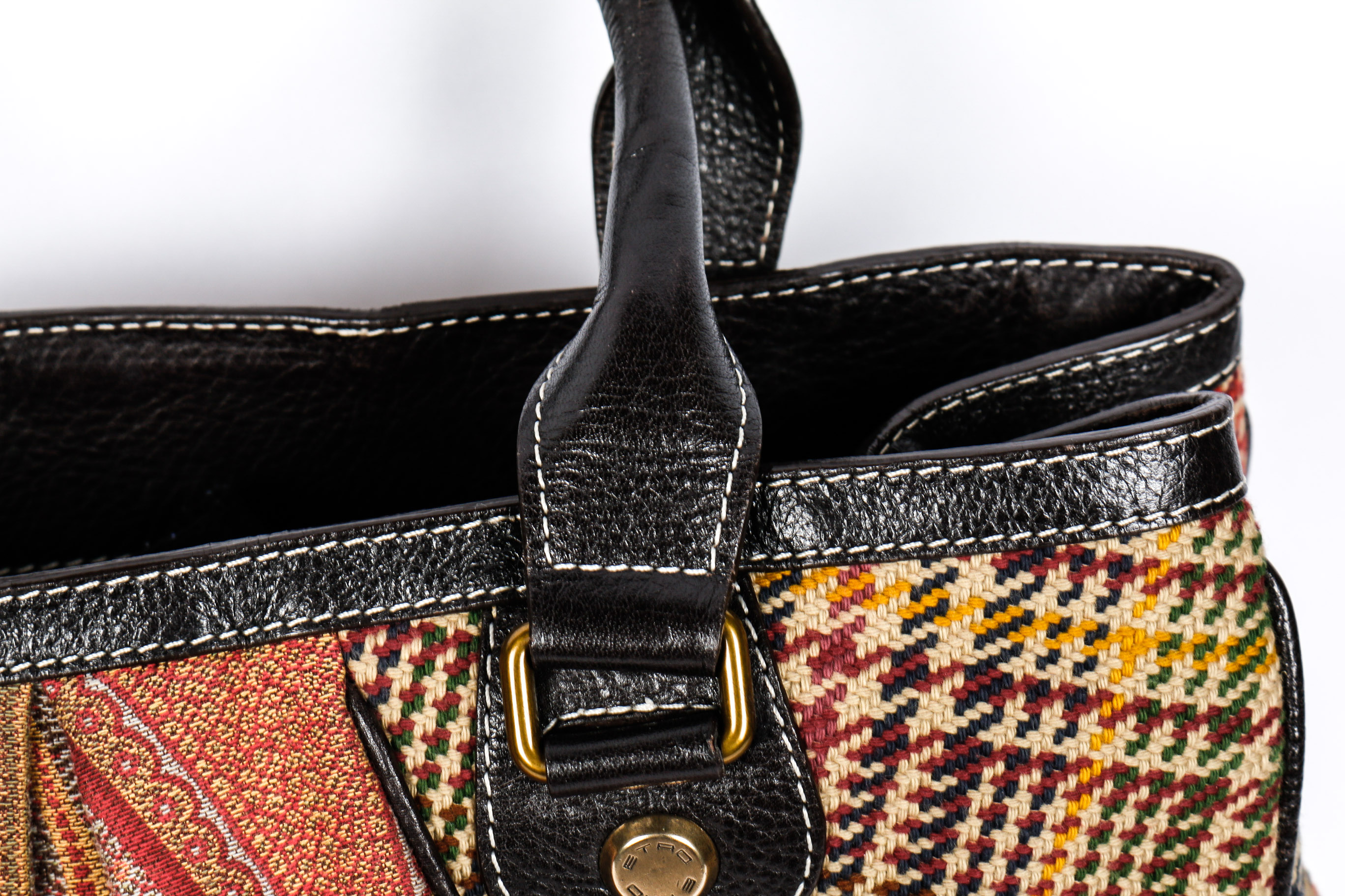 Valentino Maison Pintucked Shopper Tote Bag, Etro Bag and Wallet