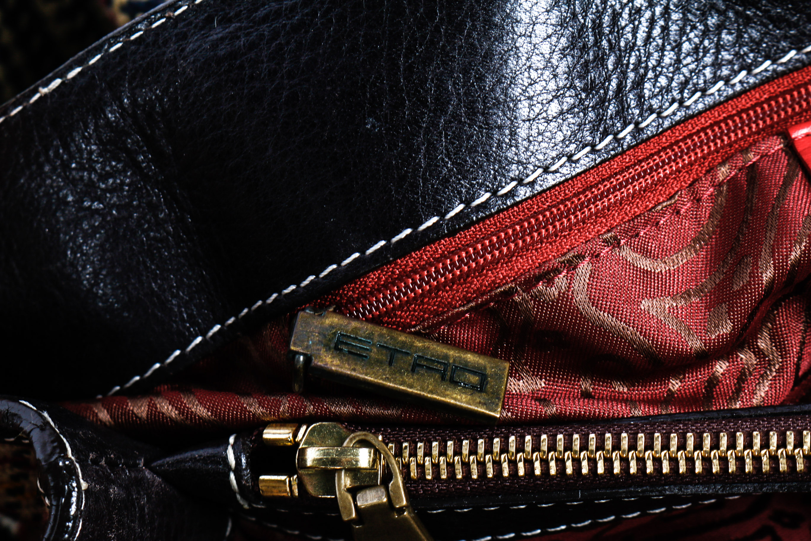 Valentino Maison Pintucked Shopper Tote Bag, Etro Bag and Wallet