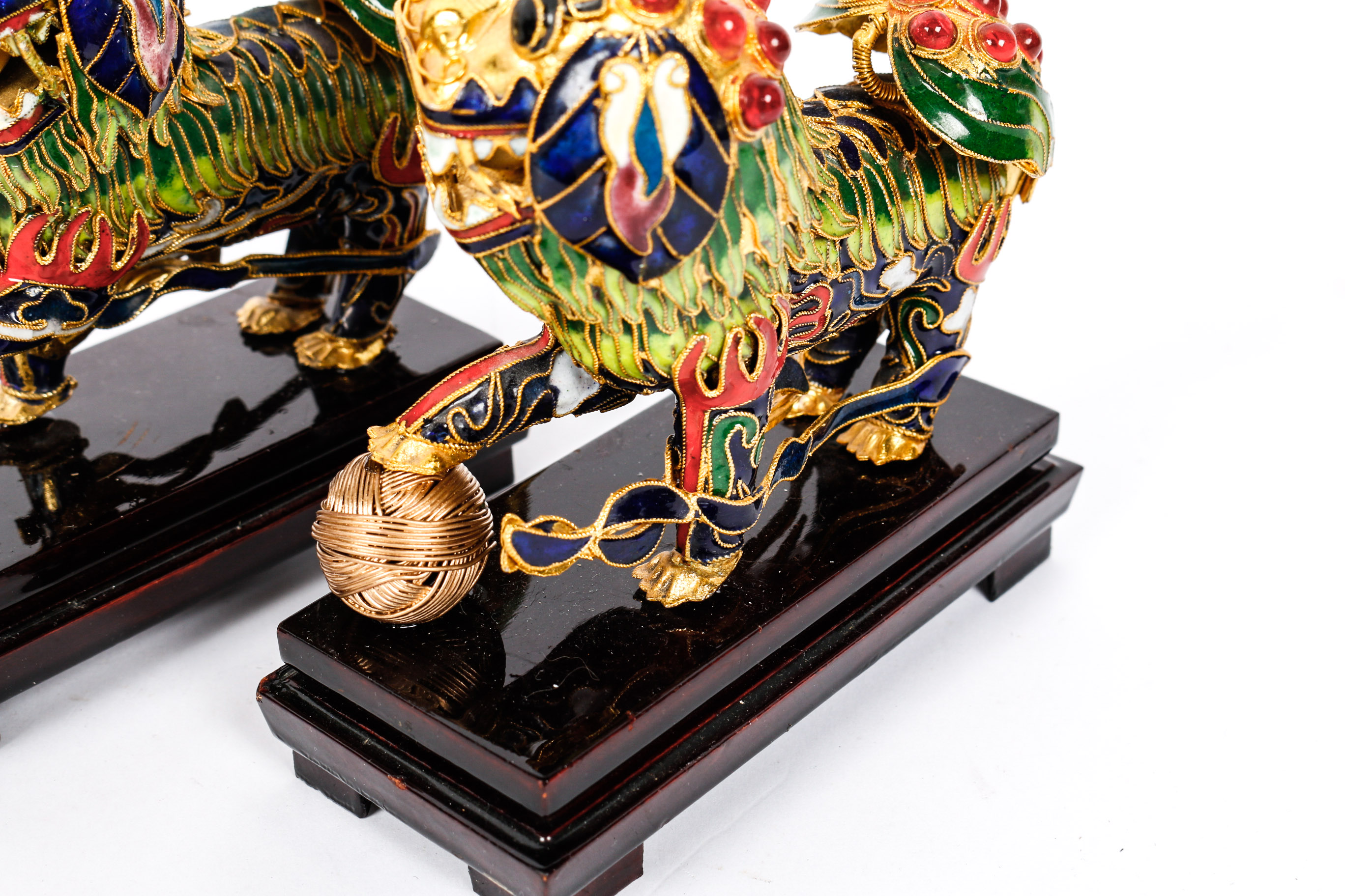 Two Pairs of Guardian Lions