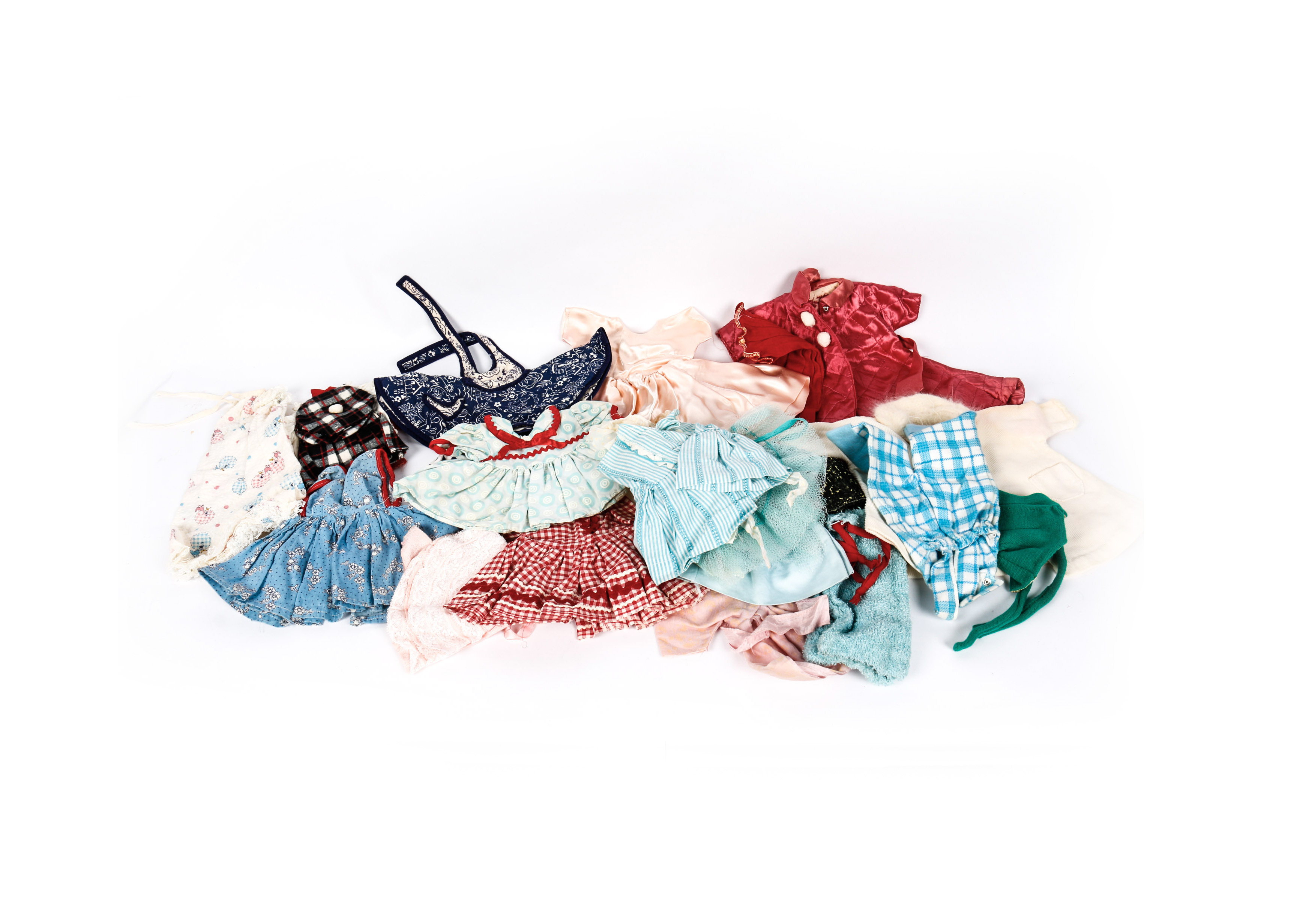 Assortment of Vintage Doll Clothes
