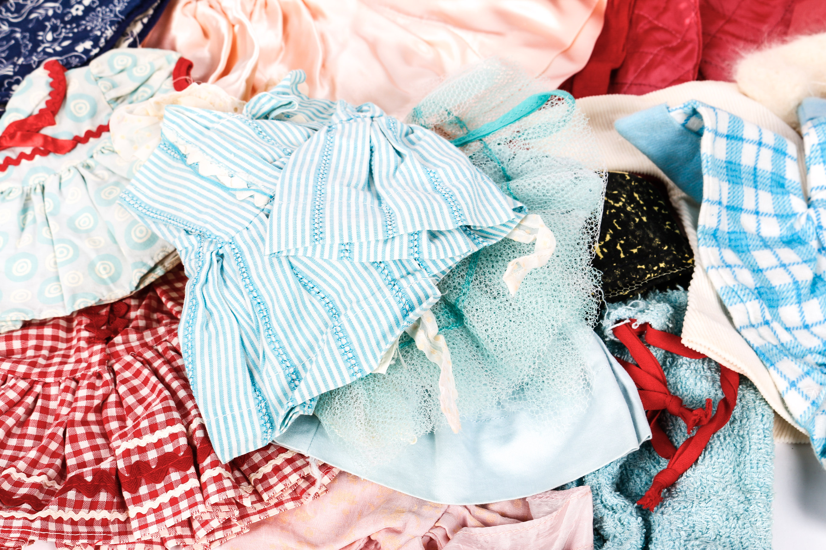 Assortment of Vintage Doll Clothes