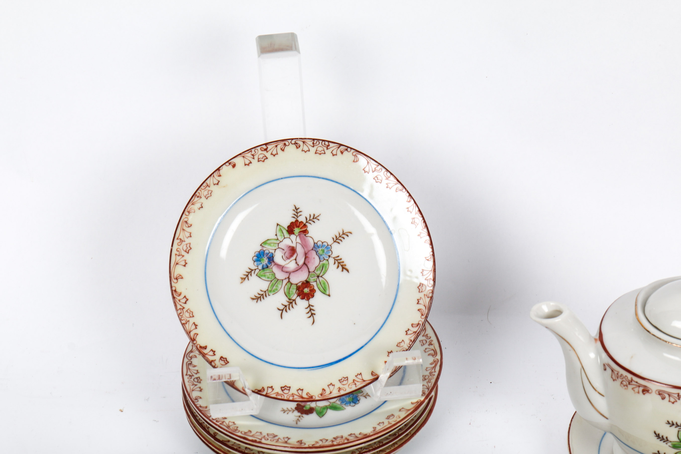 Set of Miniature China Doll Dishes