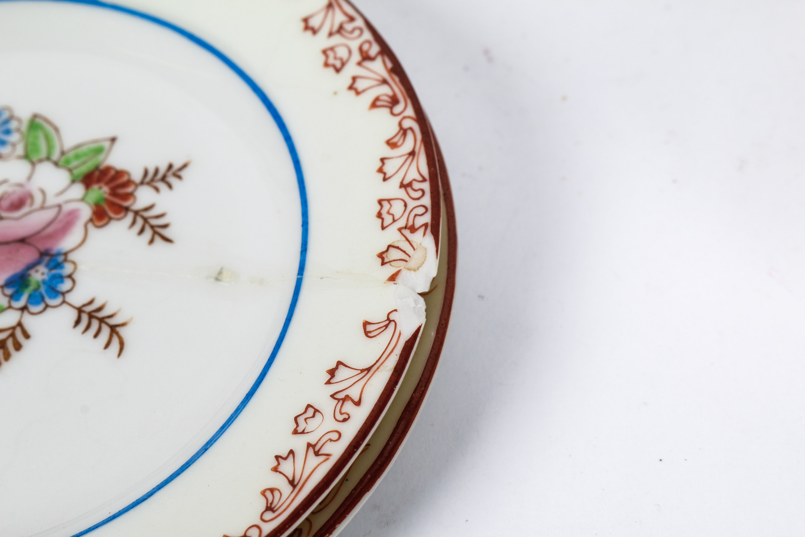 Set of Miniature China Doll Dishes