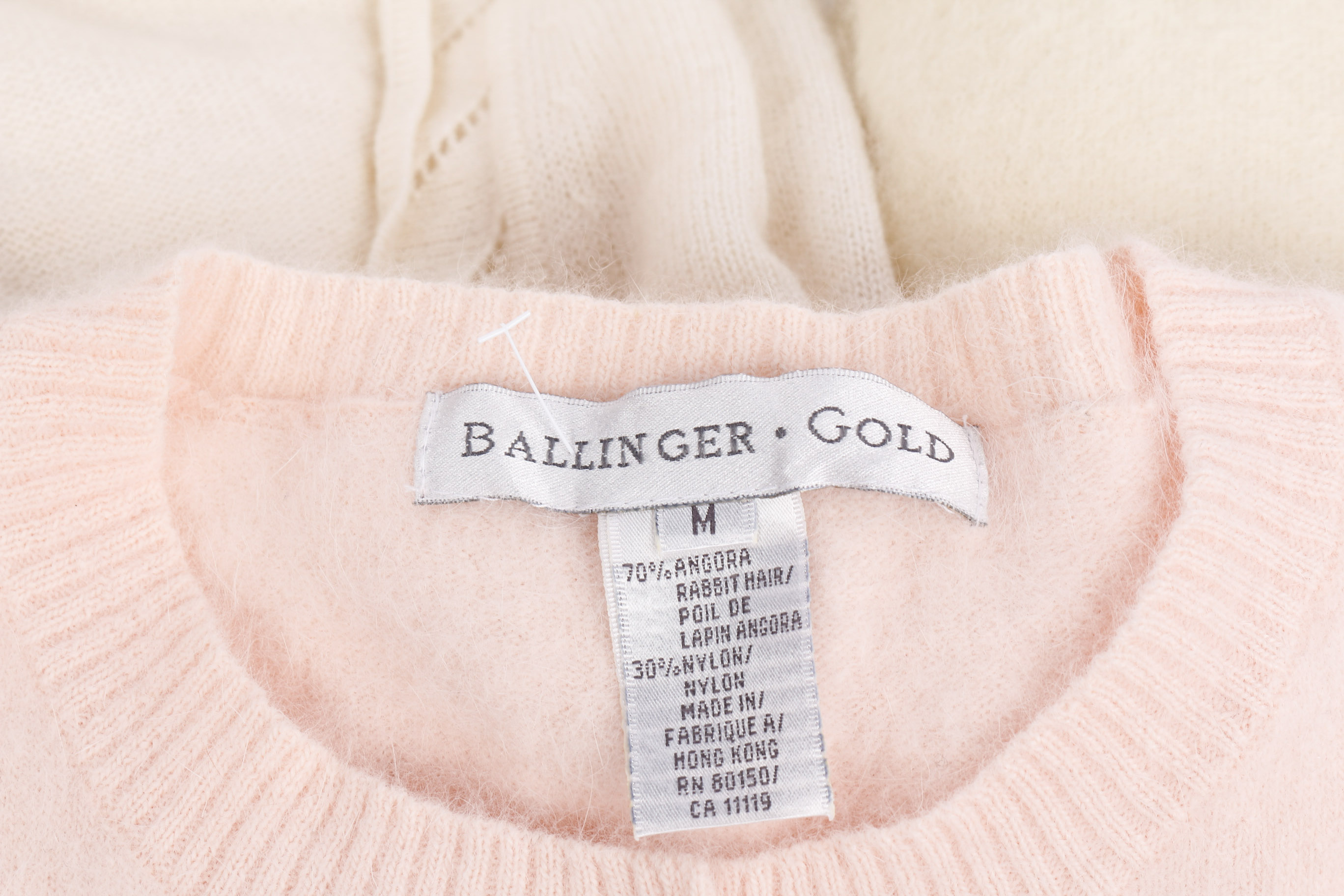 Two Ballinger Gold Angora Sweater Sets