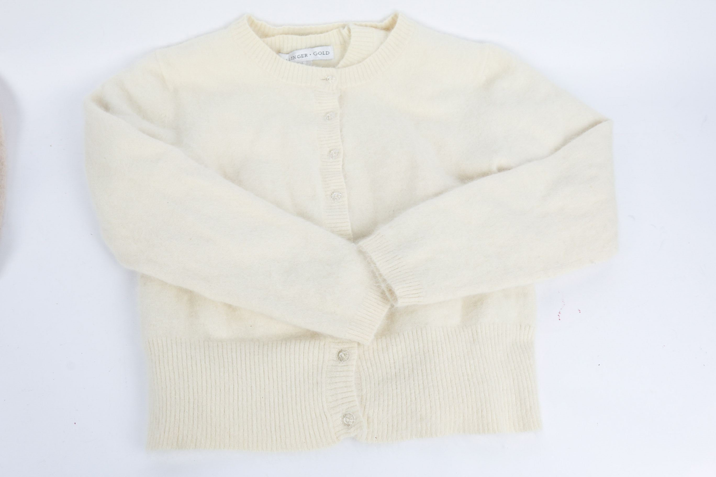 Two Ballinger Gold Angora Sweater Sets