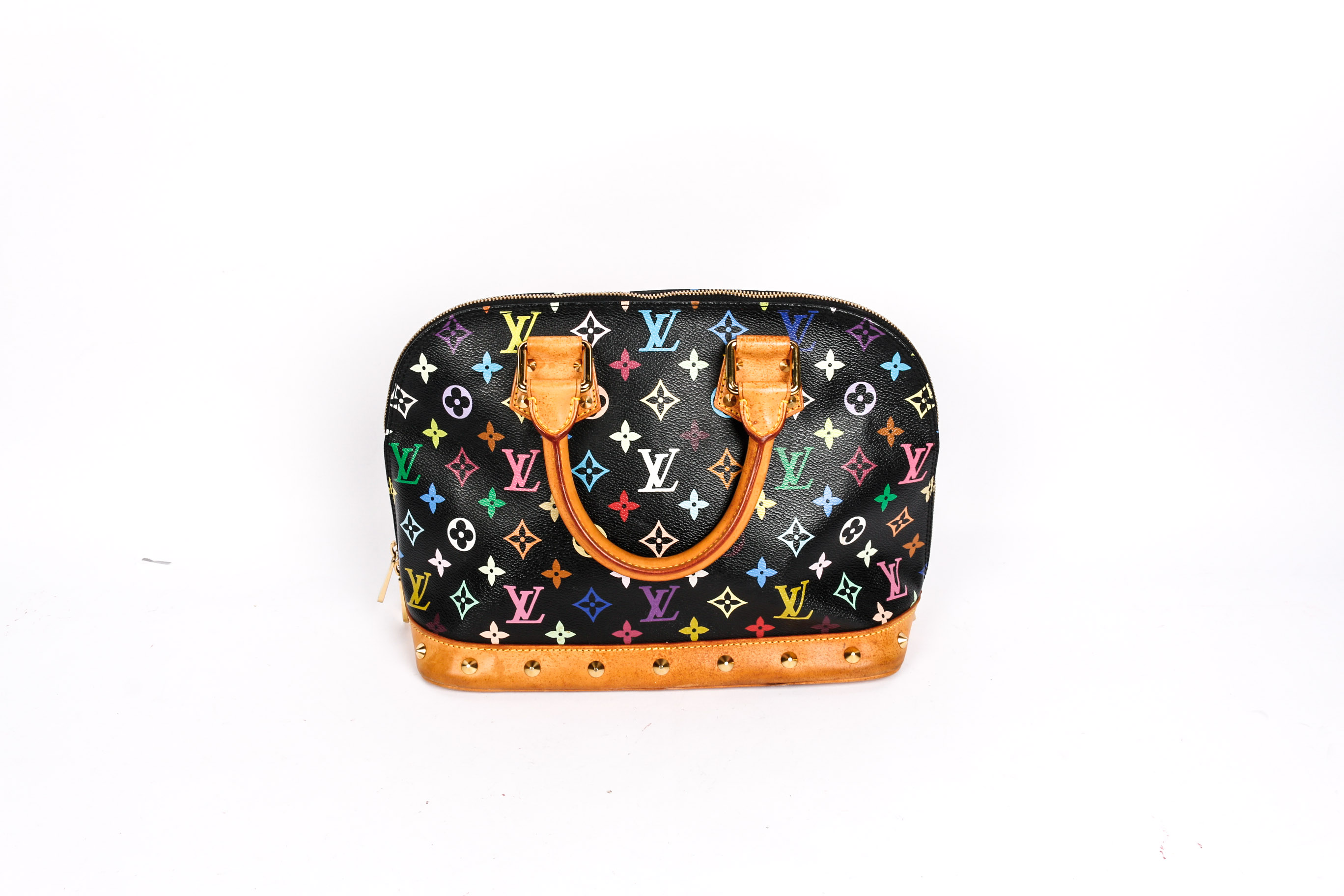 Louis Vuitton Multicolor Alma Noir Handbag