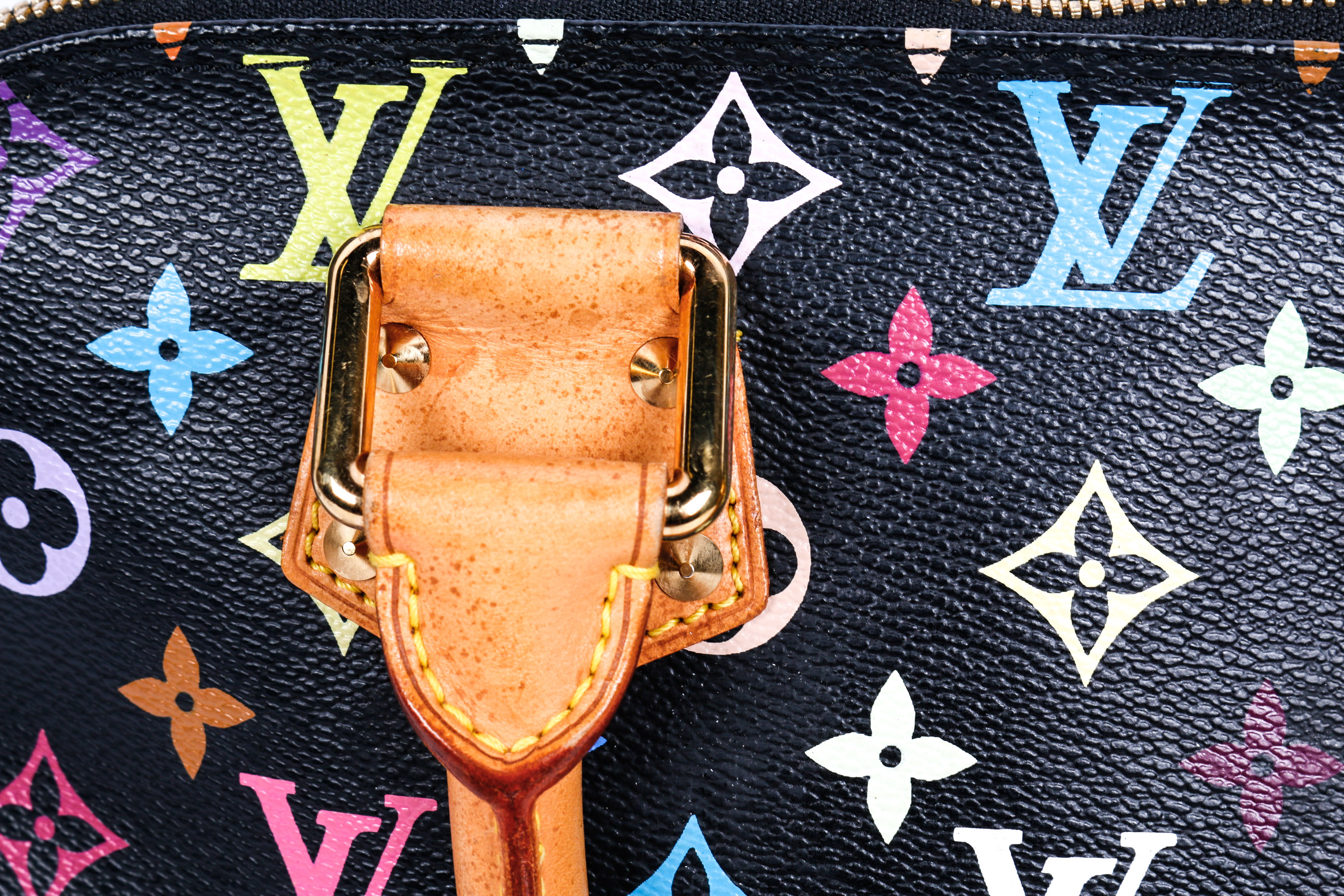 Louis Vuitton Multicolor Alma Noir Handbag