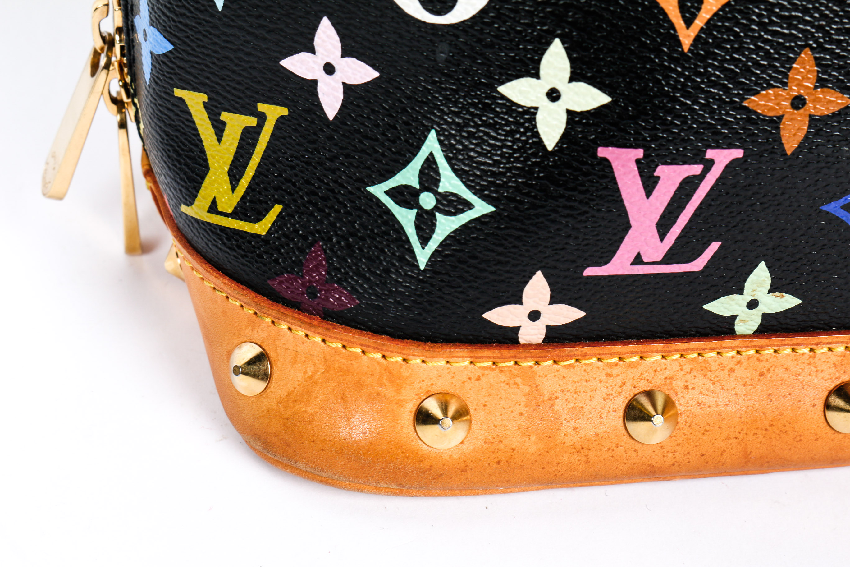 Louis Vuitton Multicolor Alma Noir Handbag