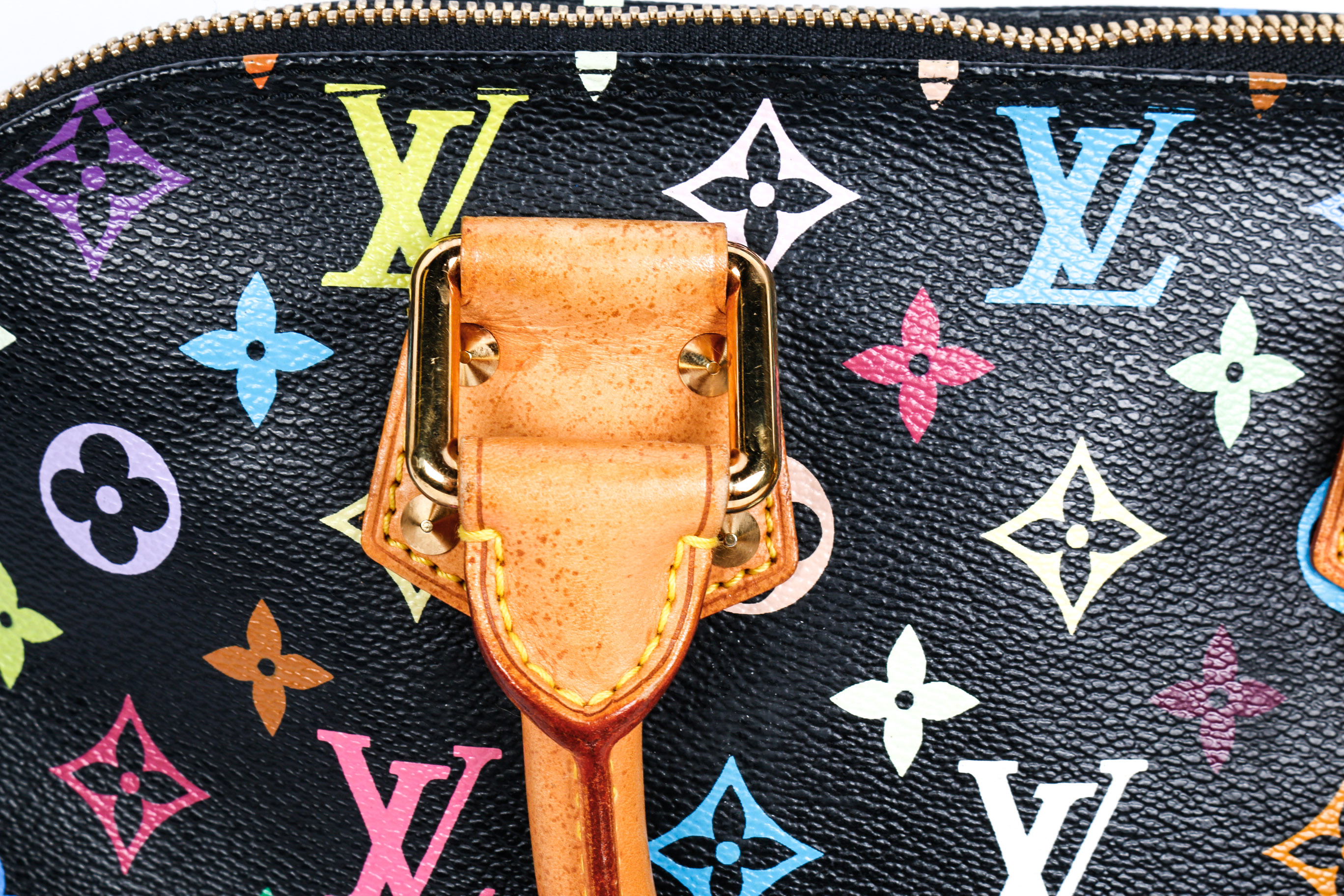 Louis Vuitton Multicolor Alma Noir Handbag