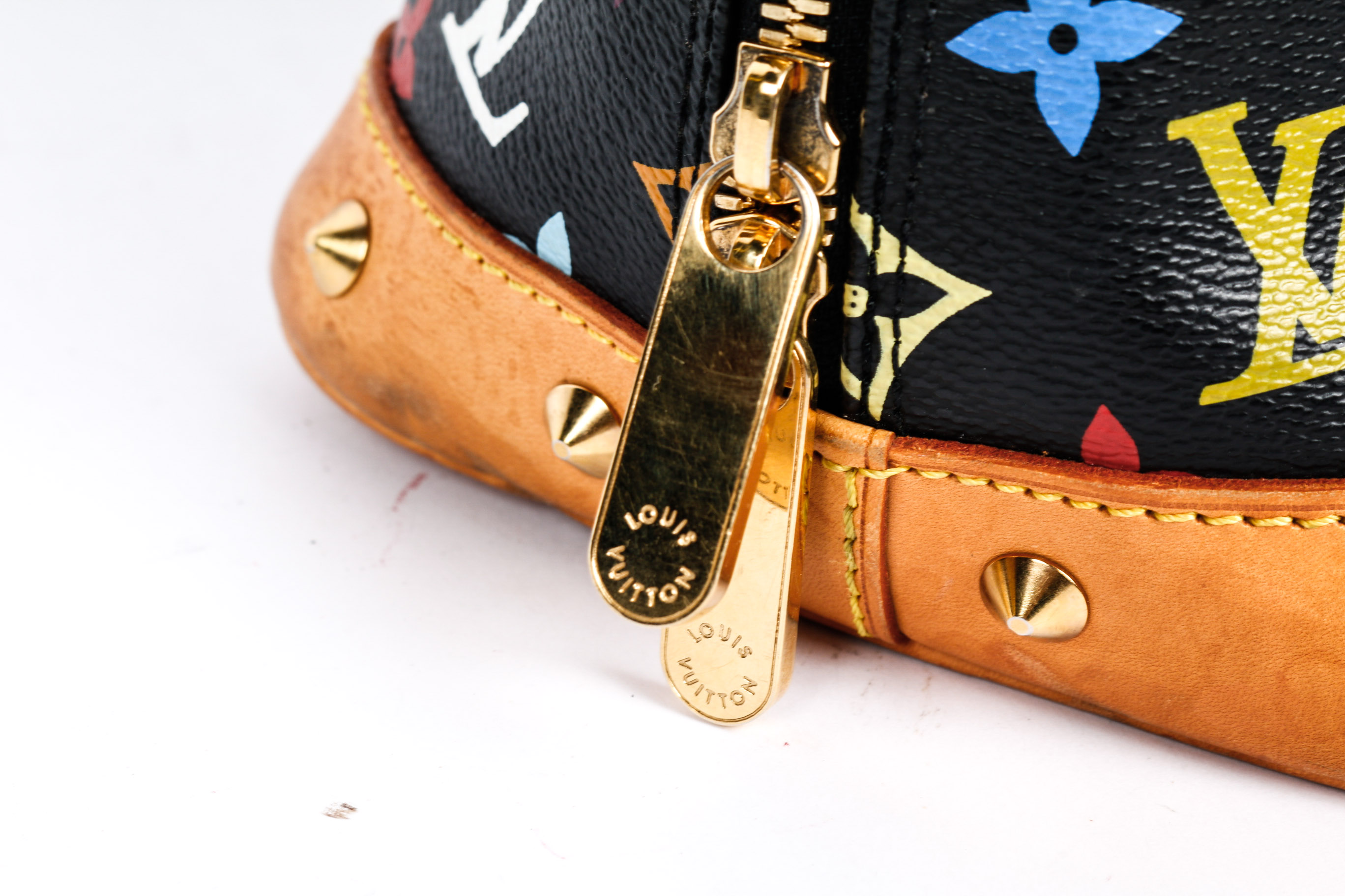 Louis Vuitton Multicolor Alma Noir Handbag