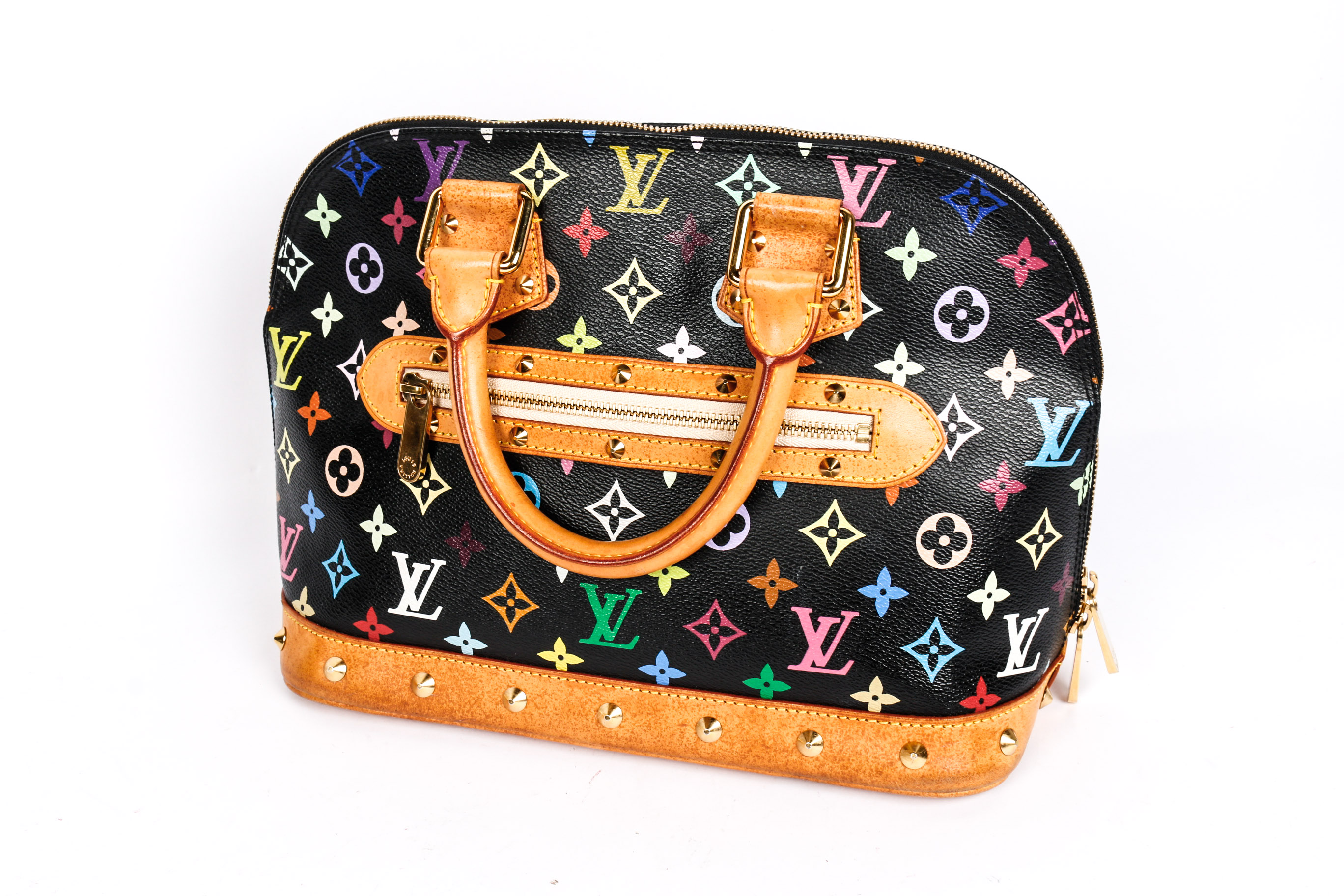 Louis Vuitton Multicolor Alma Noir Handbag