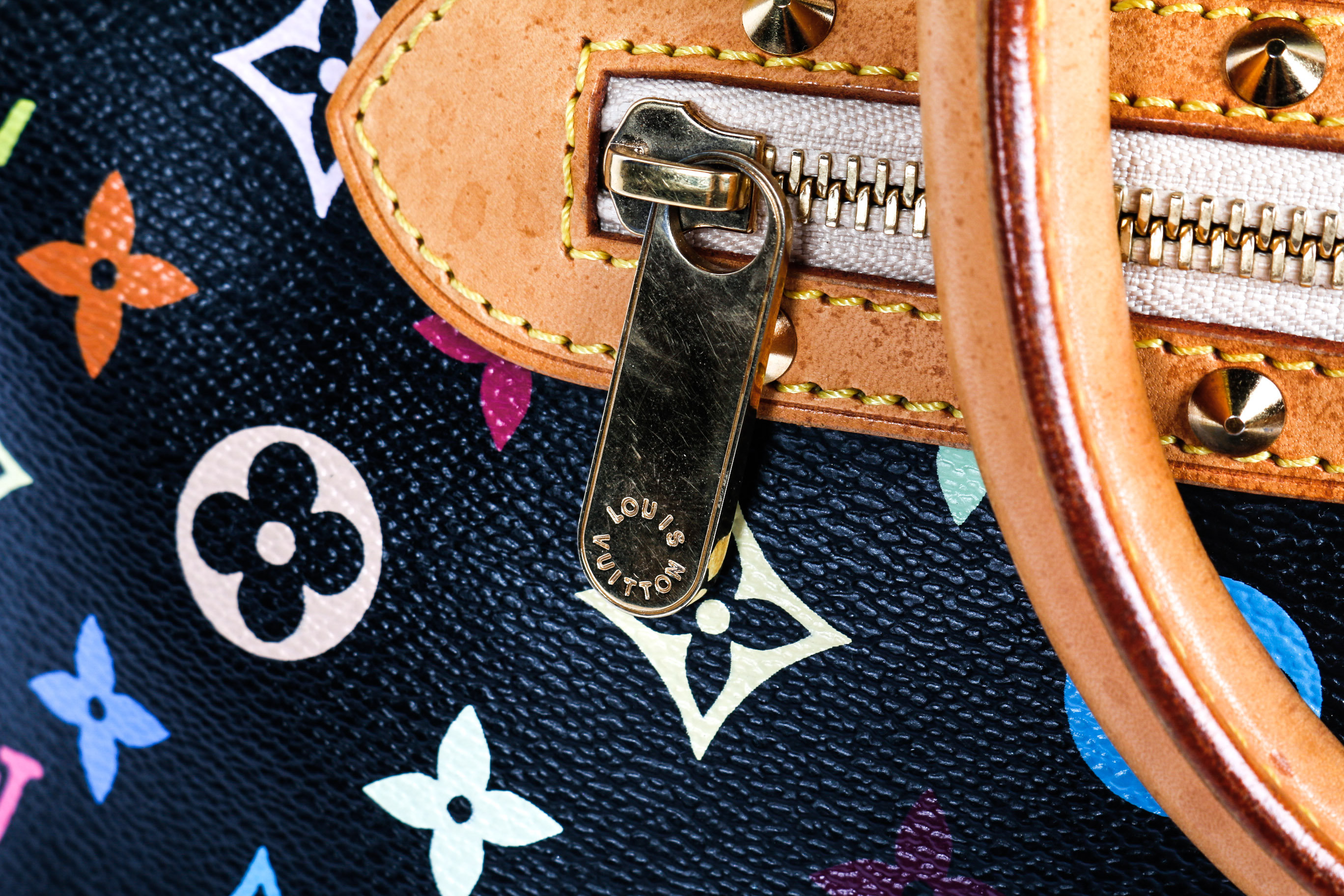 Louis Vuitton Multicolor Alma Noir Handbag