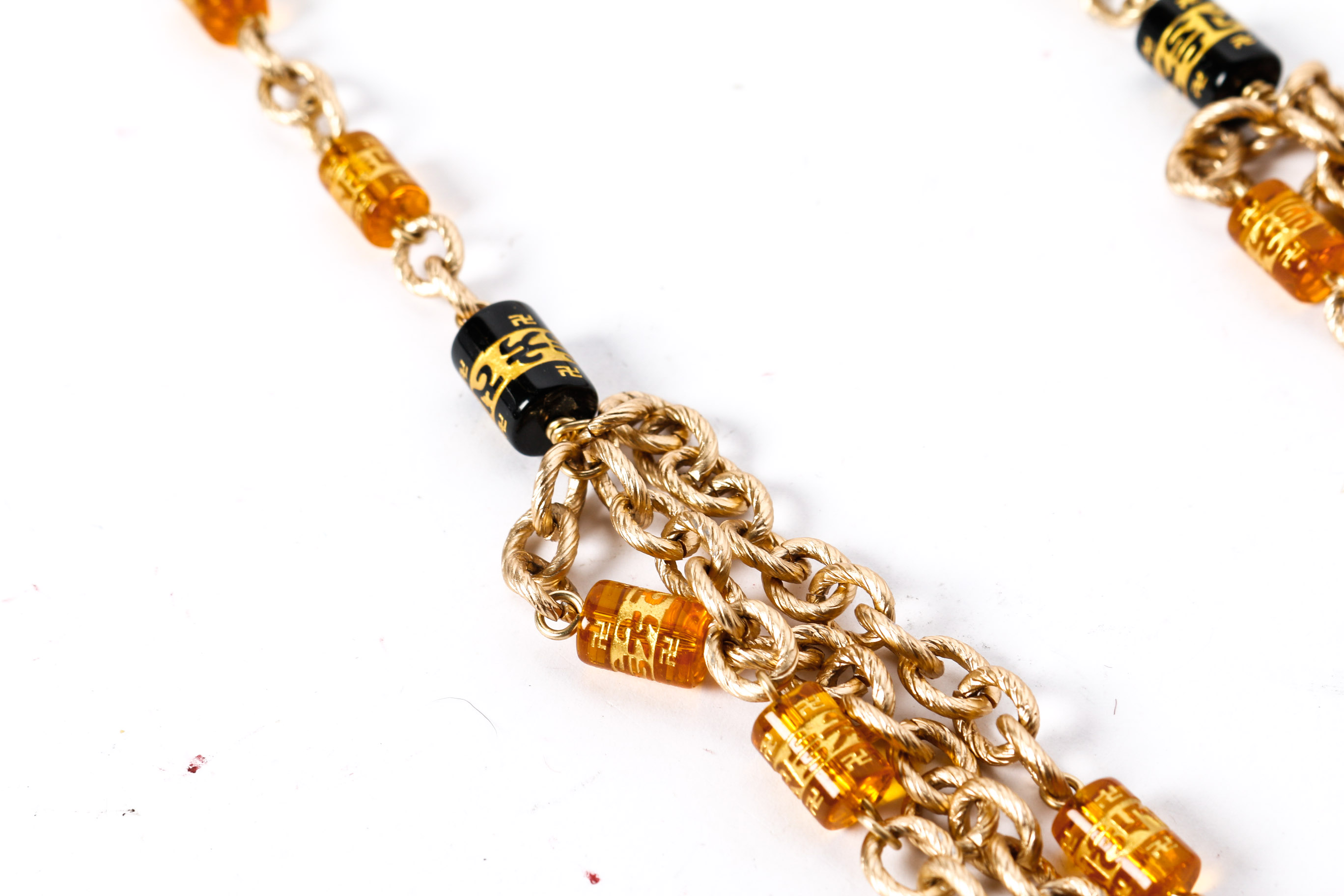 Gold Toned Retro Buddha Necklace